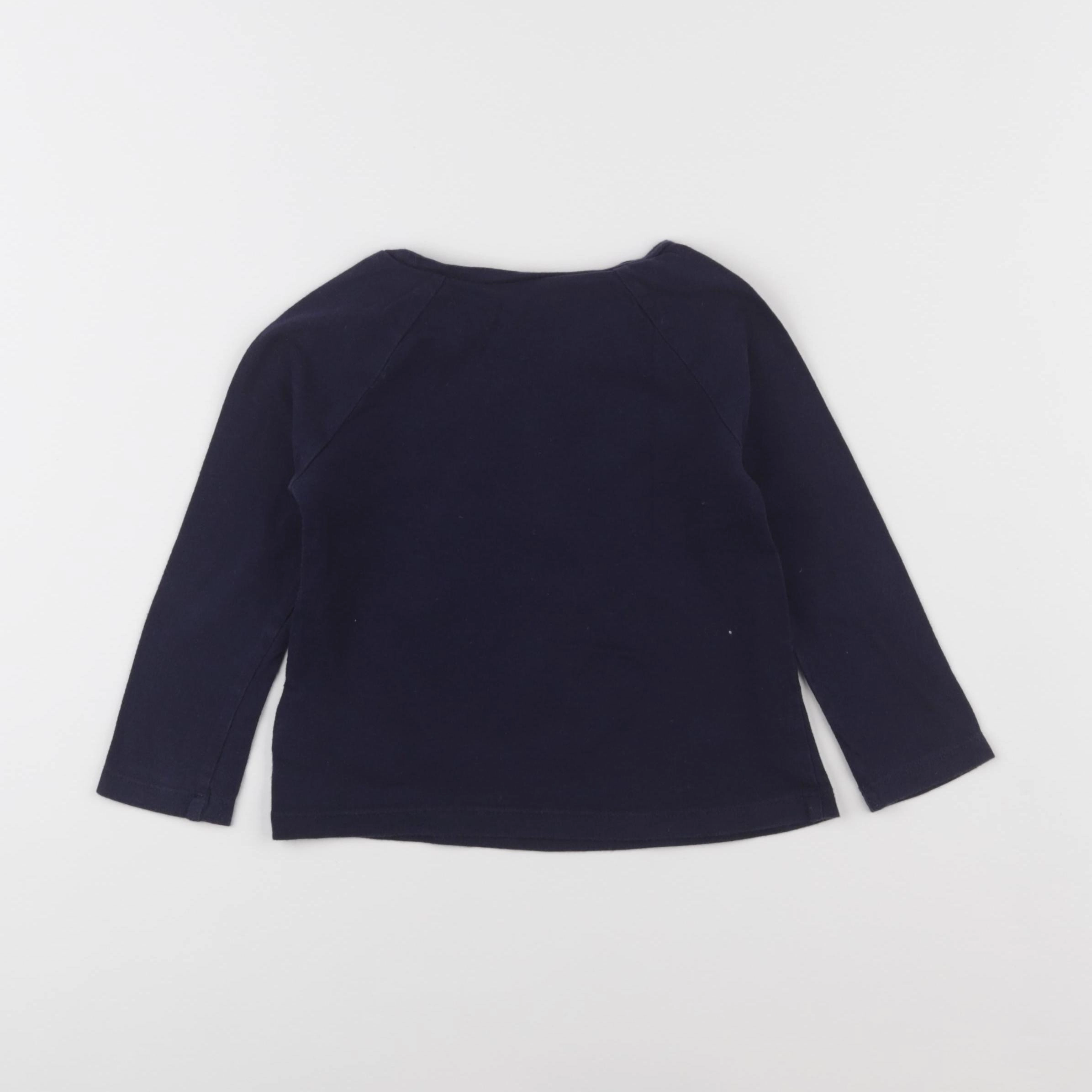 GAP - tee-shirt or, bleu - 2 ans