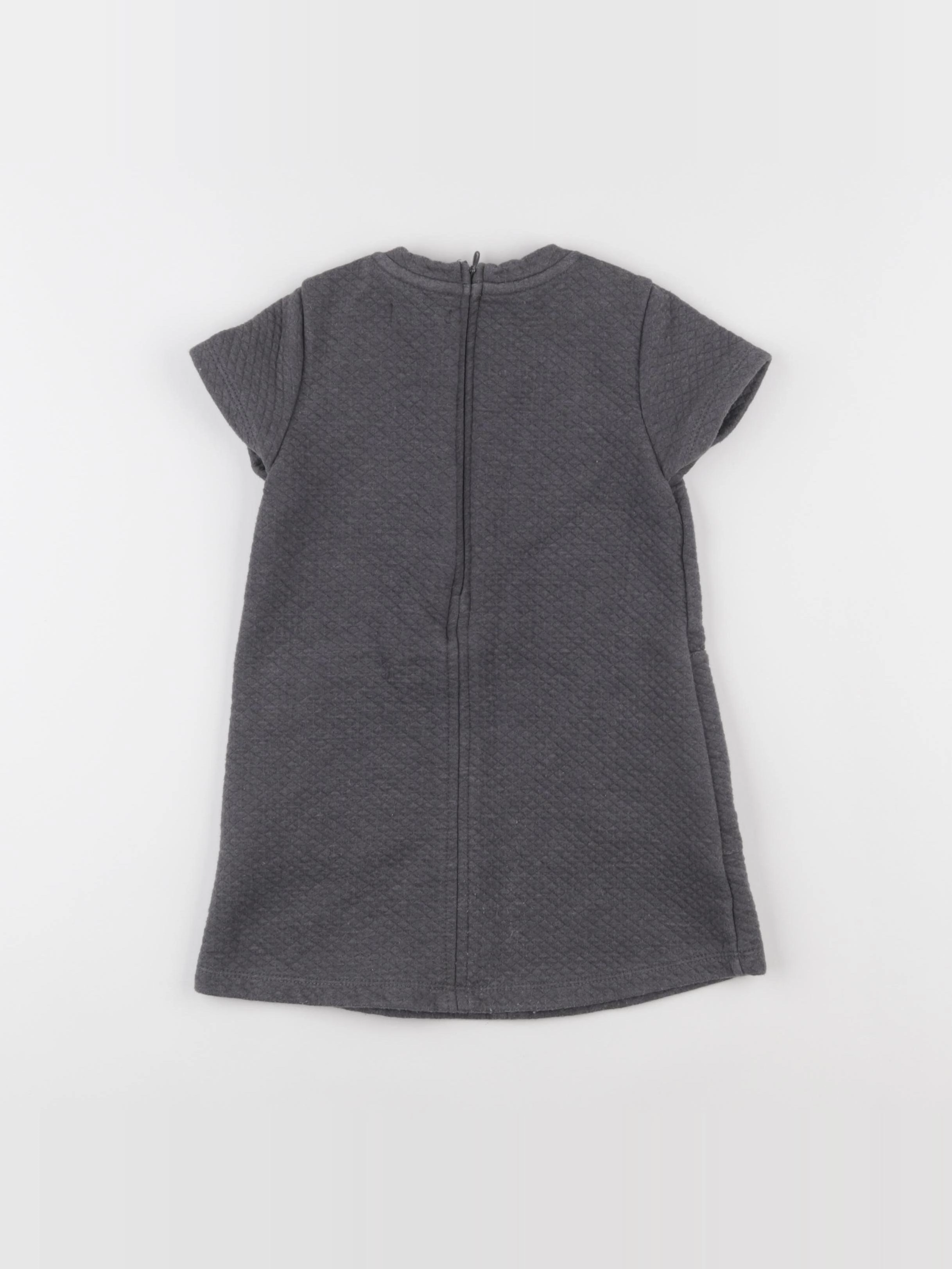 Okaidi - robe gris - 4 ans