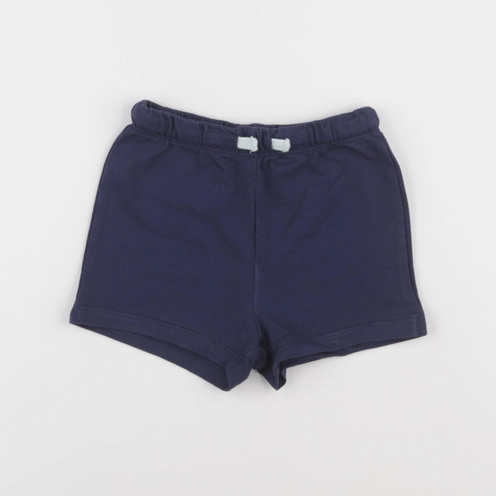 H&M - short bleu - 9/12 mois