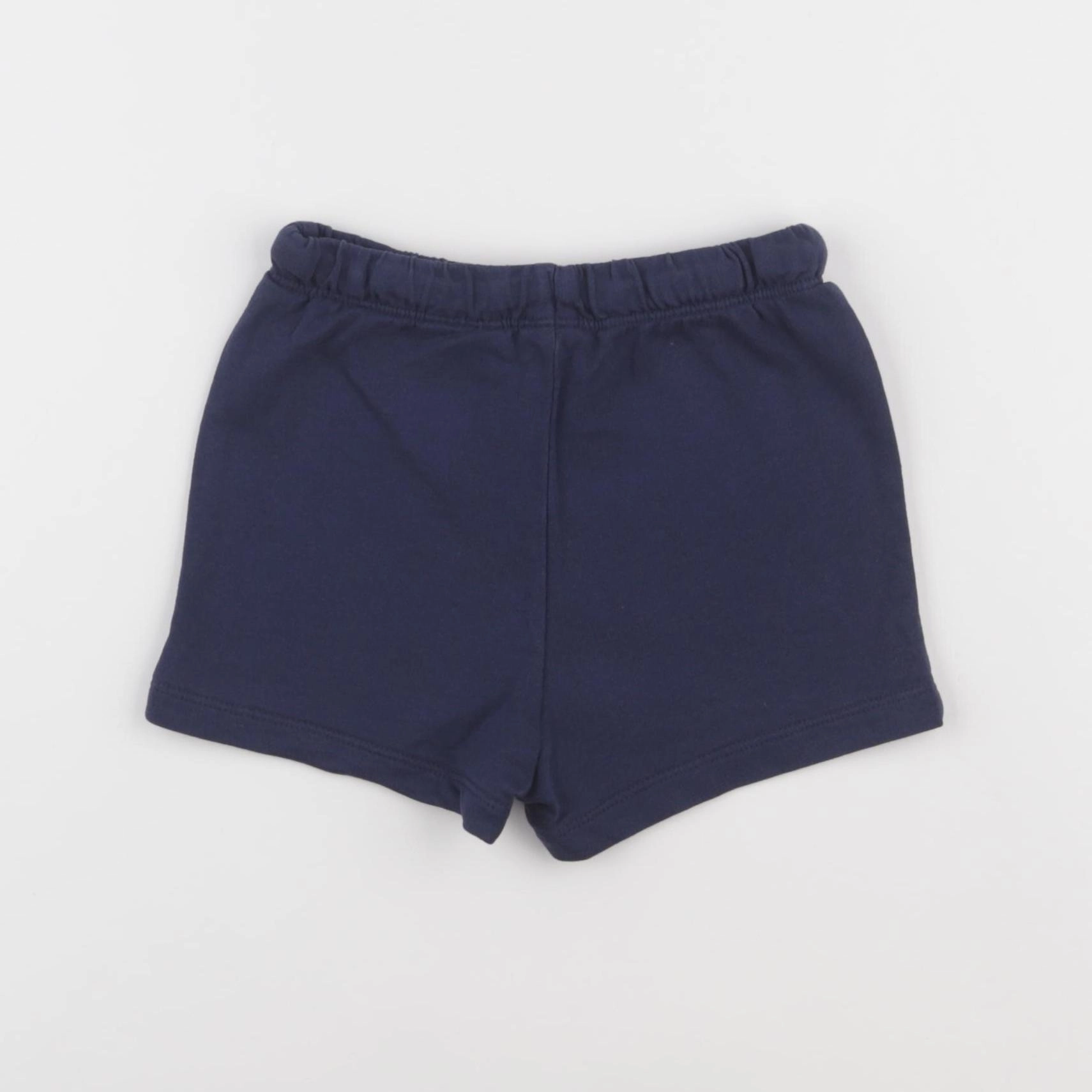 H&M - short bleu - 9/12 mois