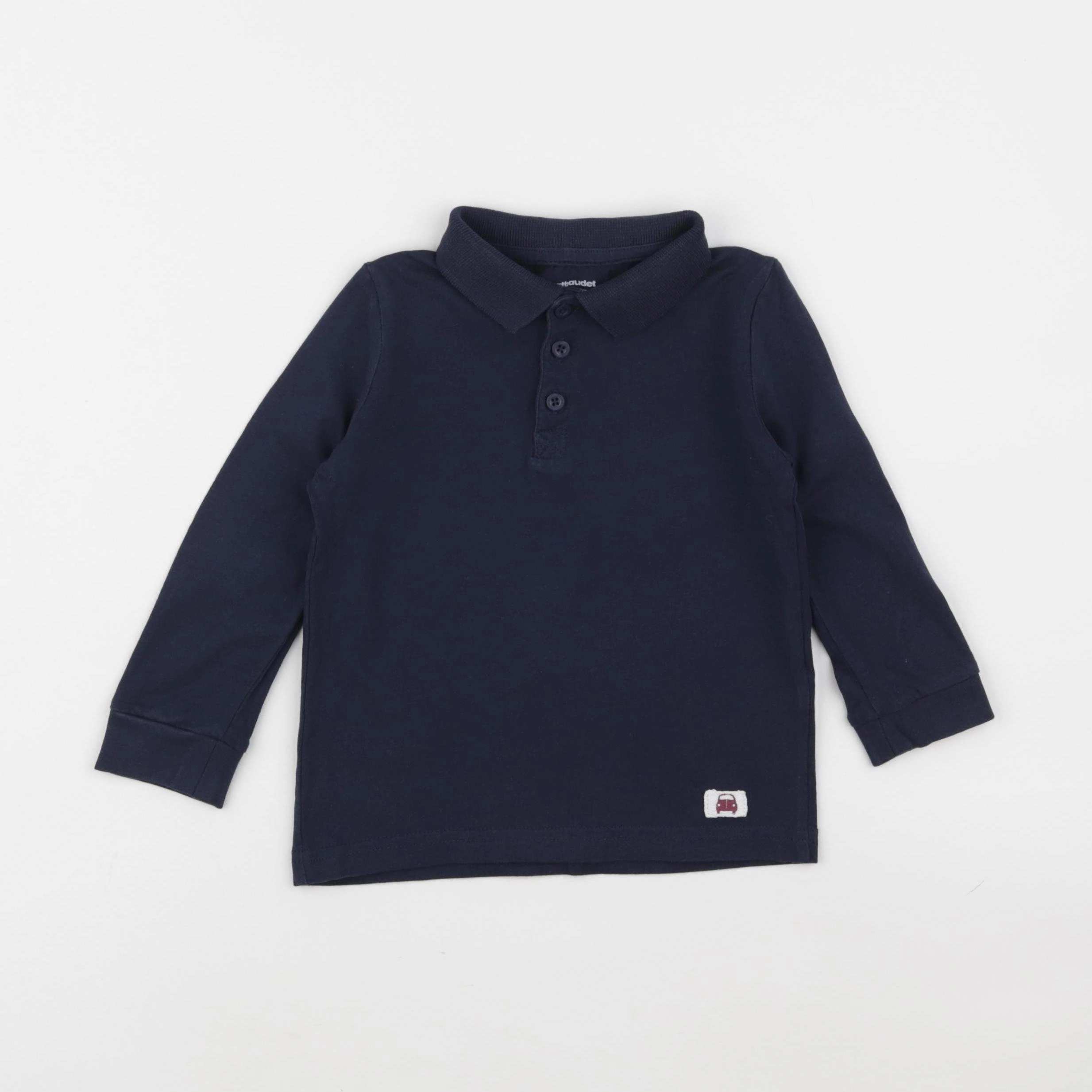 Vertbaudet - polo bleu - 3 ans