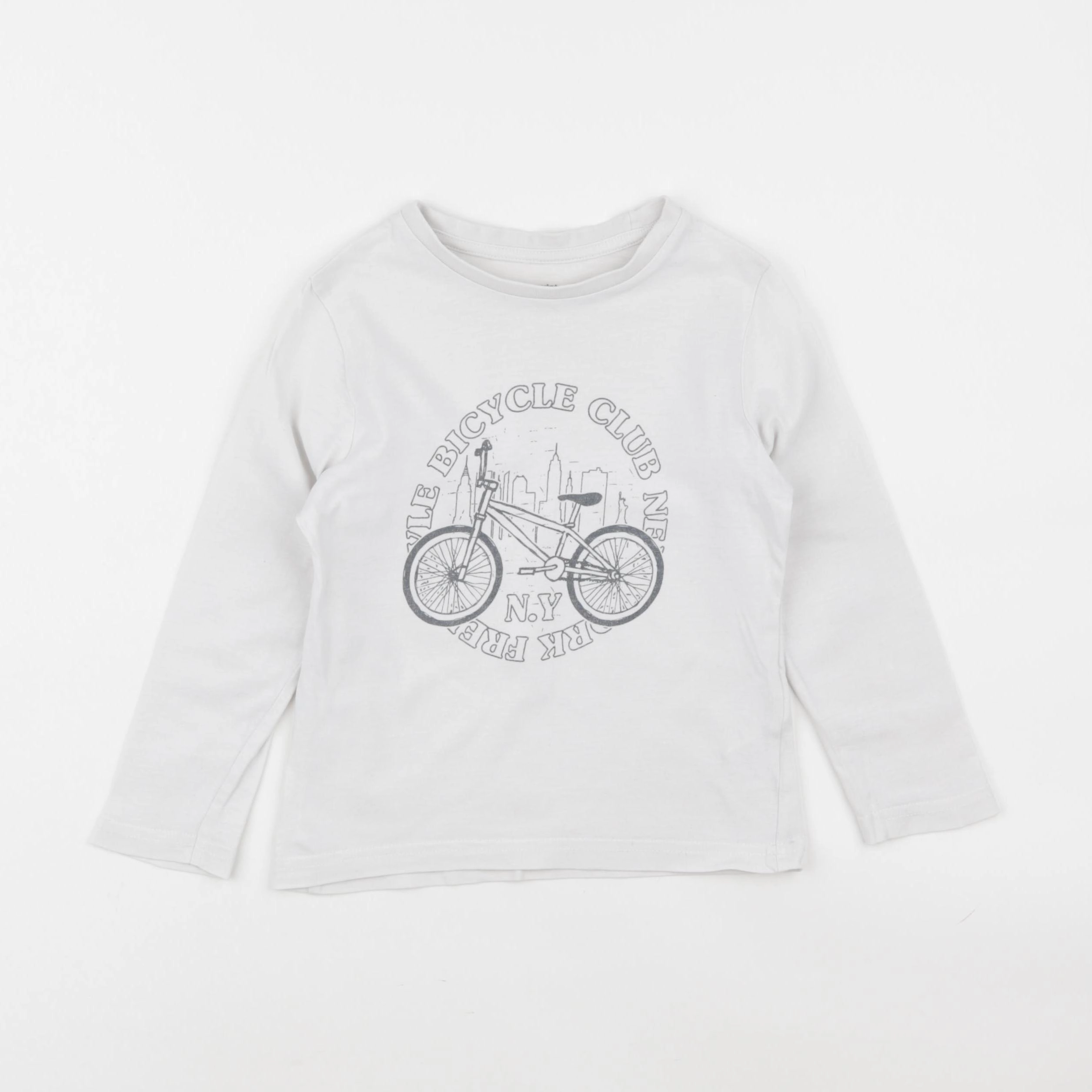 Vertbaudet - tee-shirt blanc - 4 ans