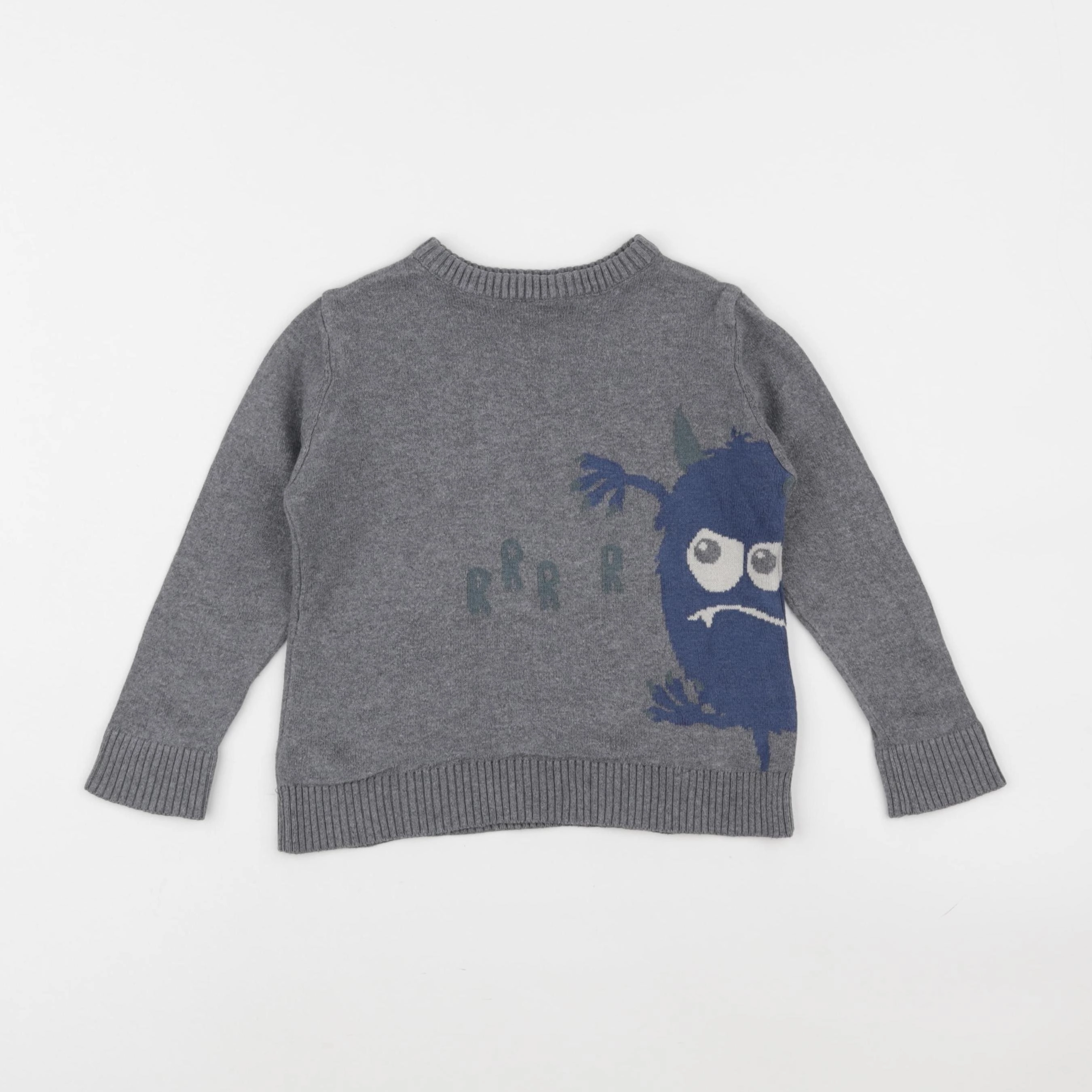Vertbaudet - pull gris - 3 ans