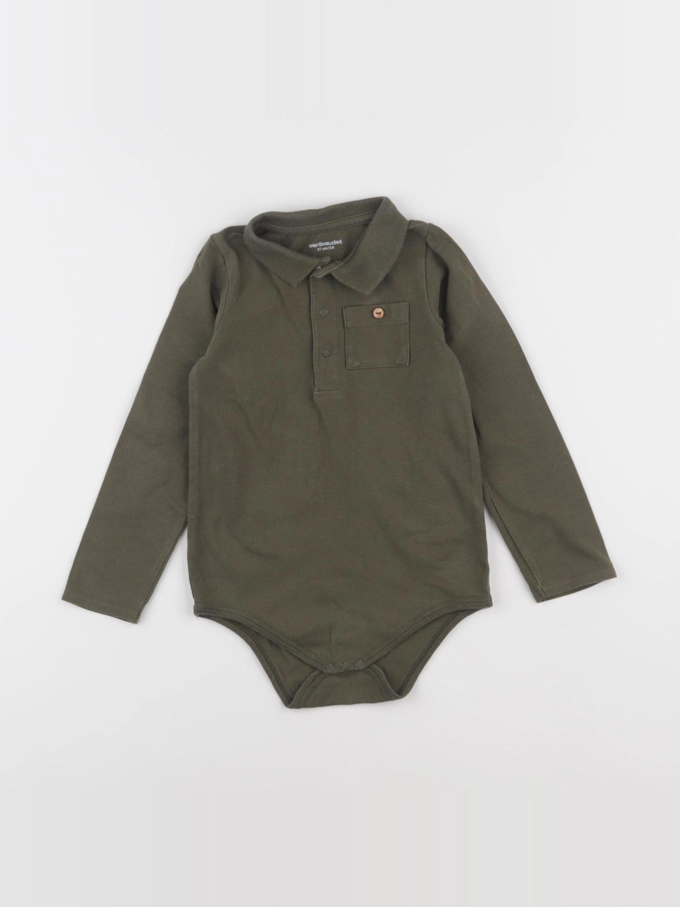 Vertbaudet - body à col vert - 3 ans