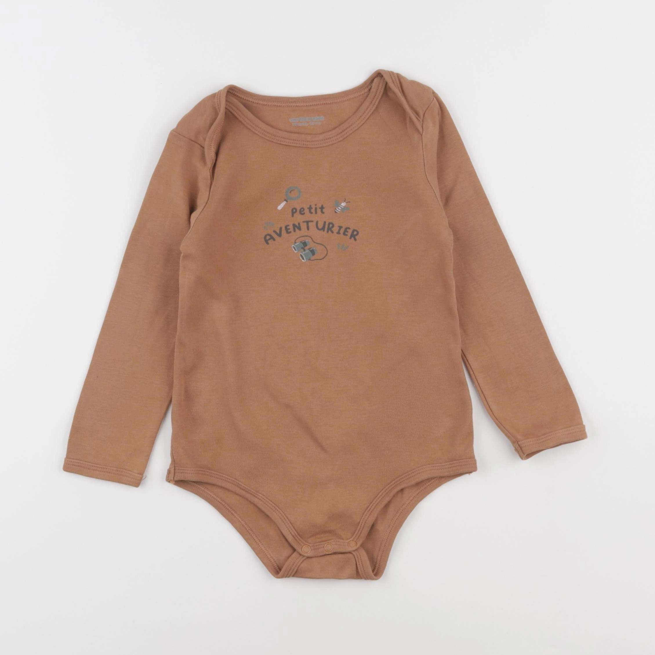 Vertbaudet - body marron - 36 mois