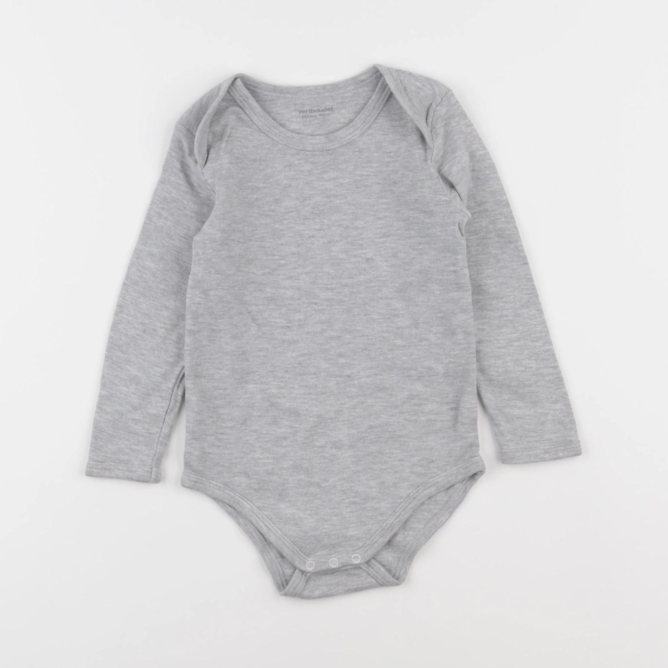 Vertbaudet - body gris - 24 mois