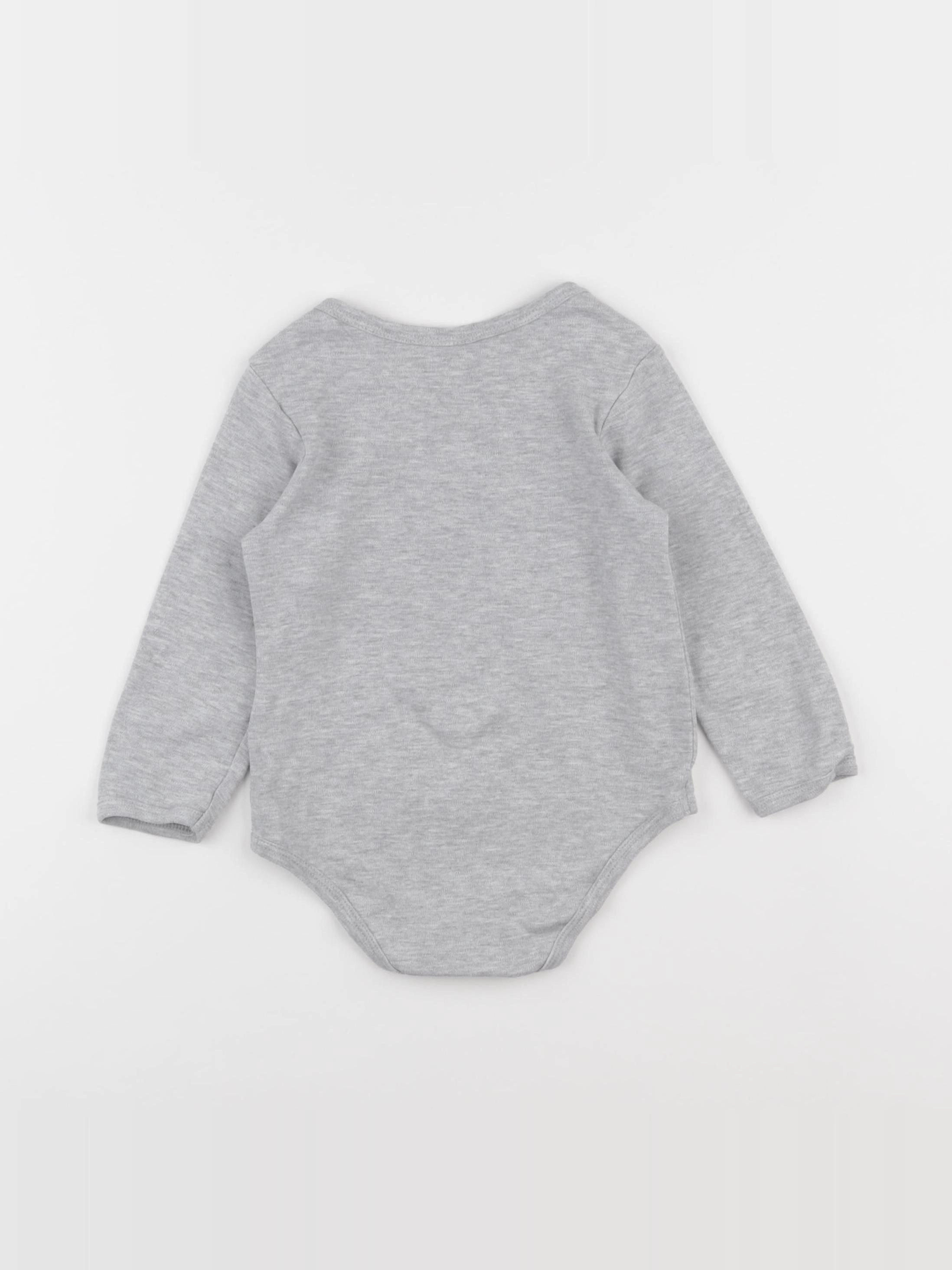Vertbaudet - body gris - 36 mois