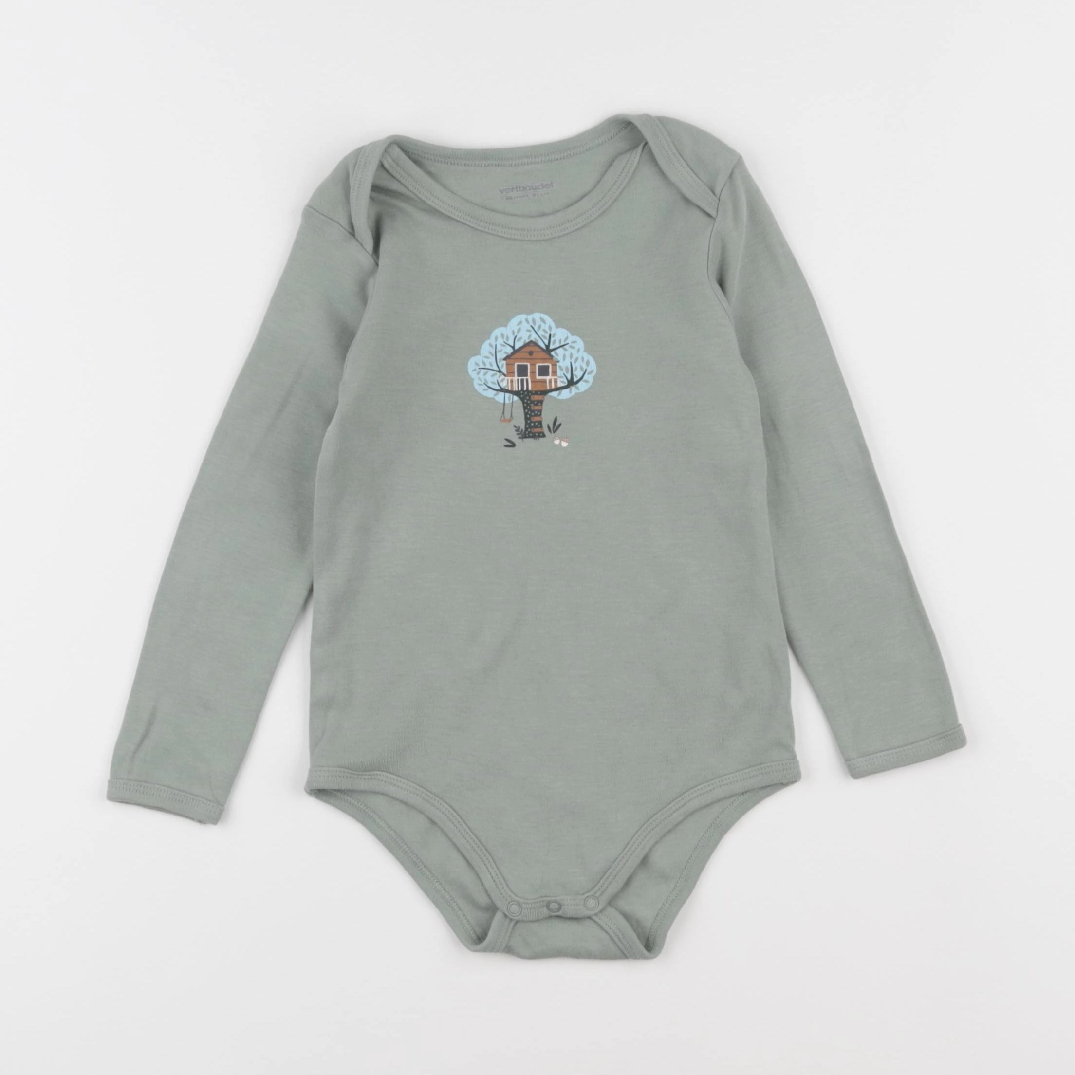 Vertbaudet - body vert - 36 mois