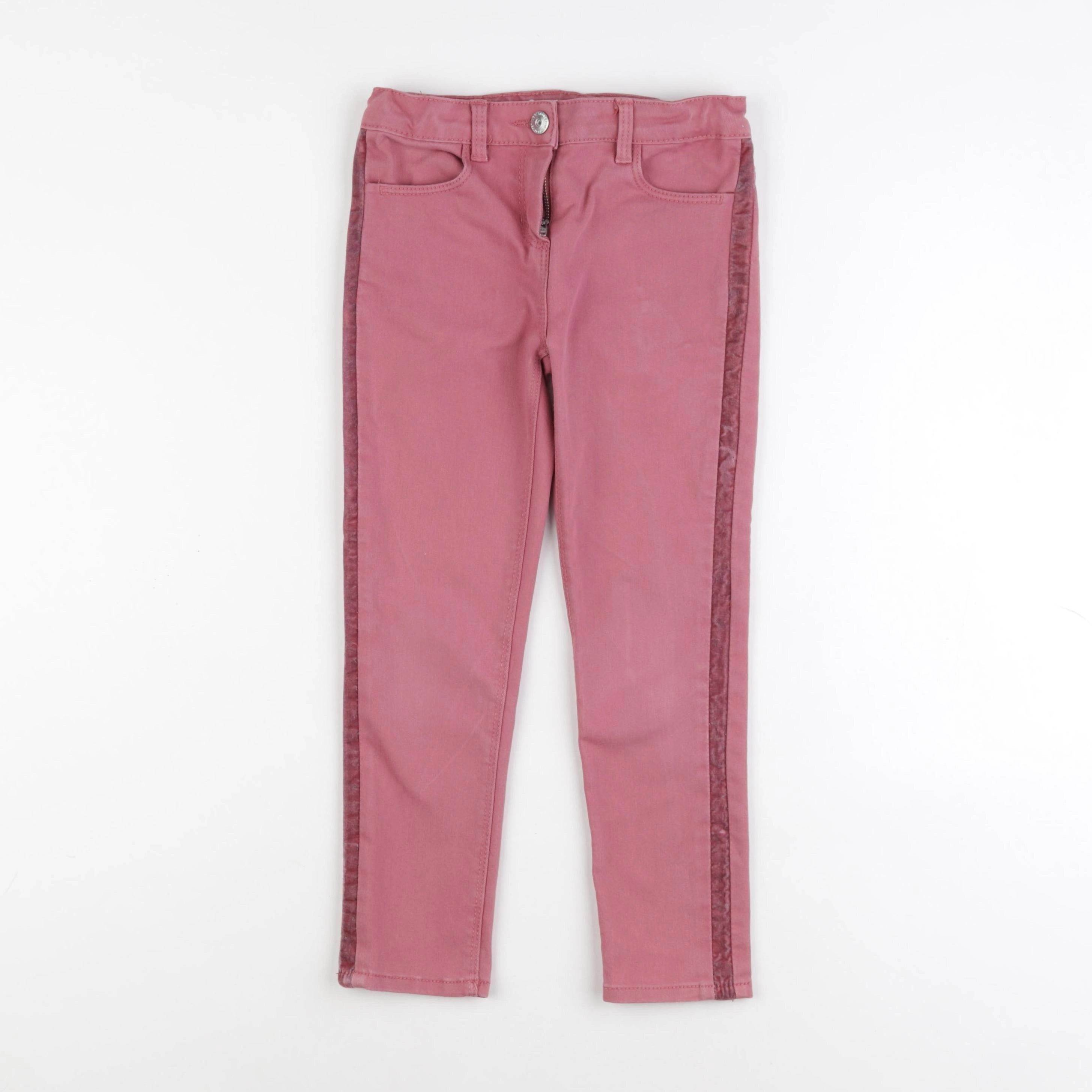 Vertbaudet - jean rose - 7 ans