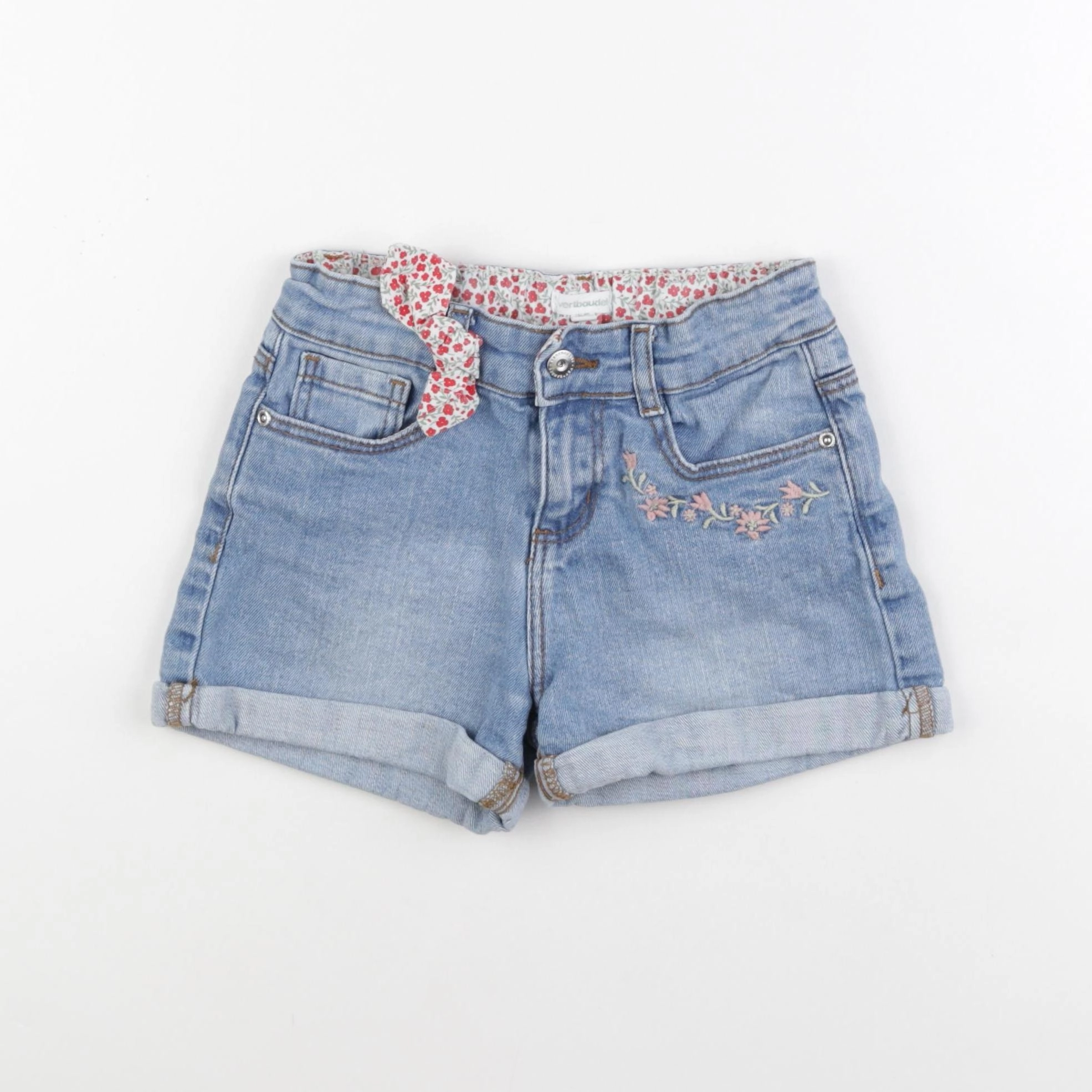 Vertbaudet - short bleu - 9 ans