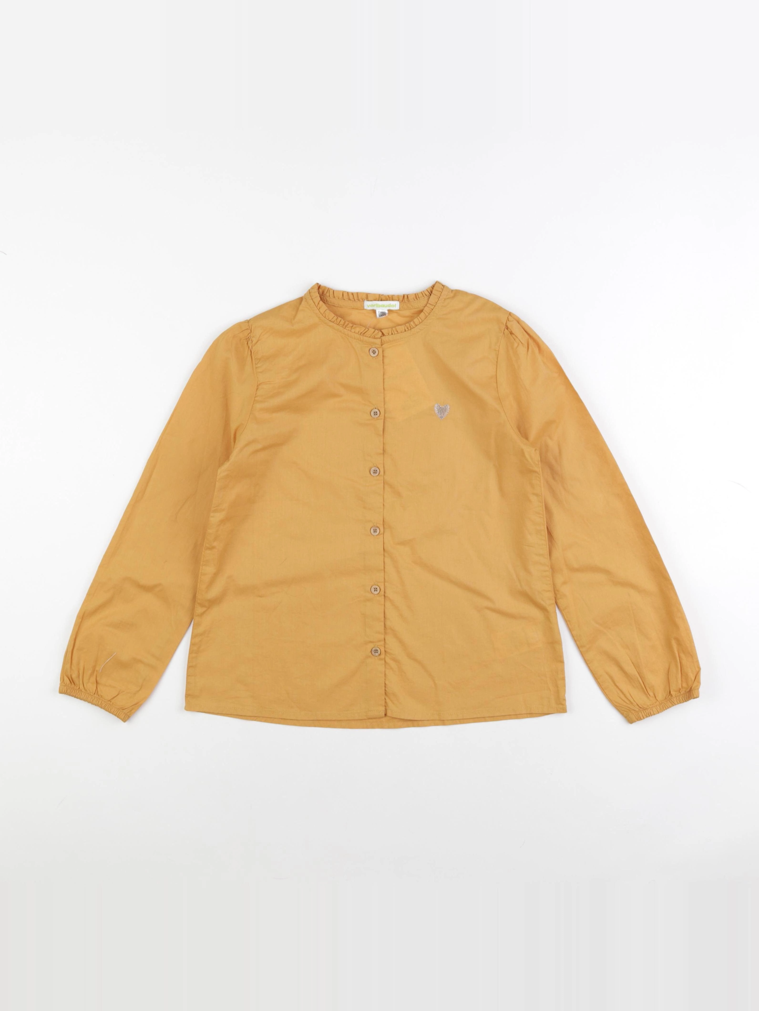 Vertbaudet - blouse jaune - 9 ans