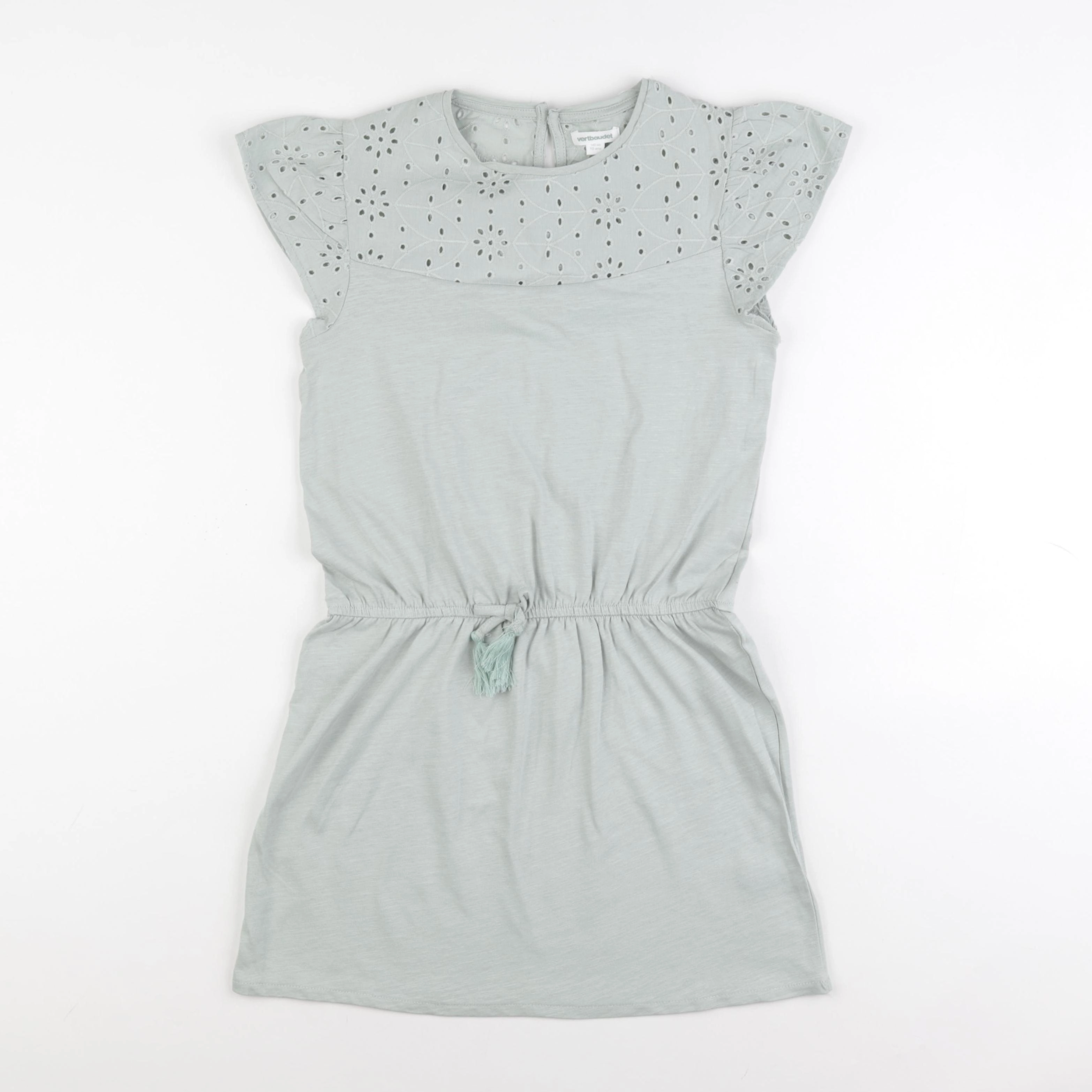 Vertbaudet - robe vert - 10 ans