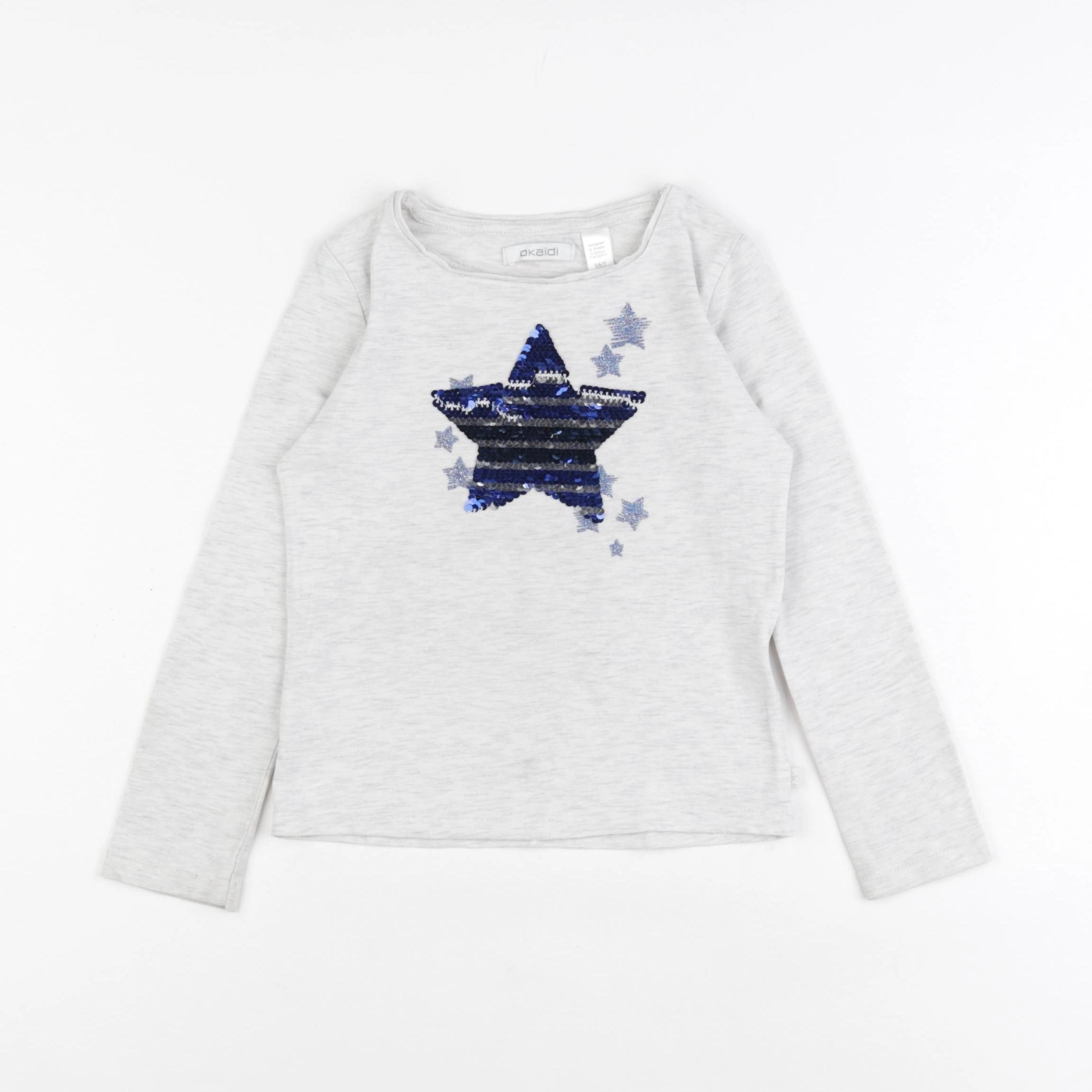 Okaidi - tee-shirt gris - 5 ans