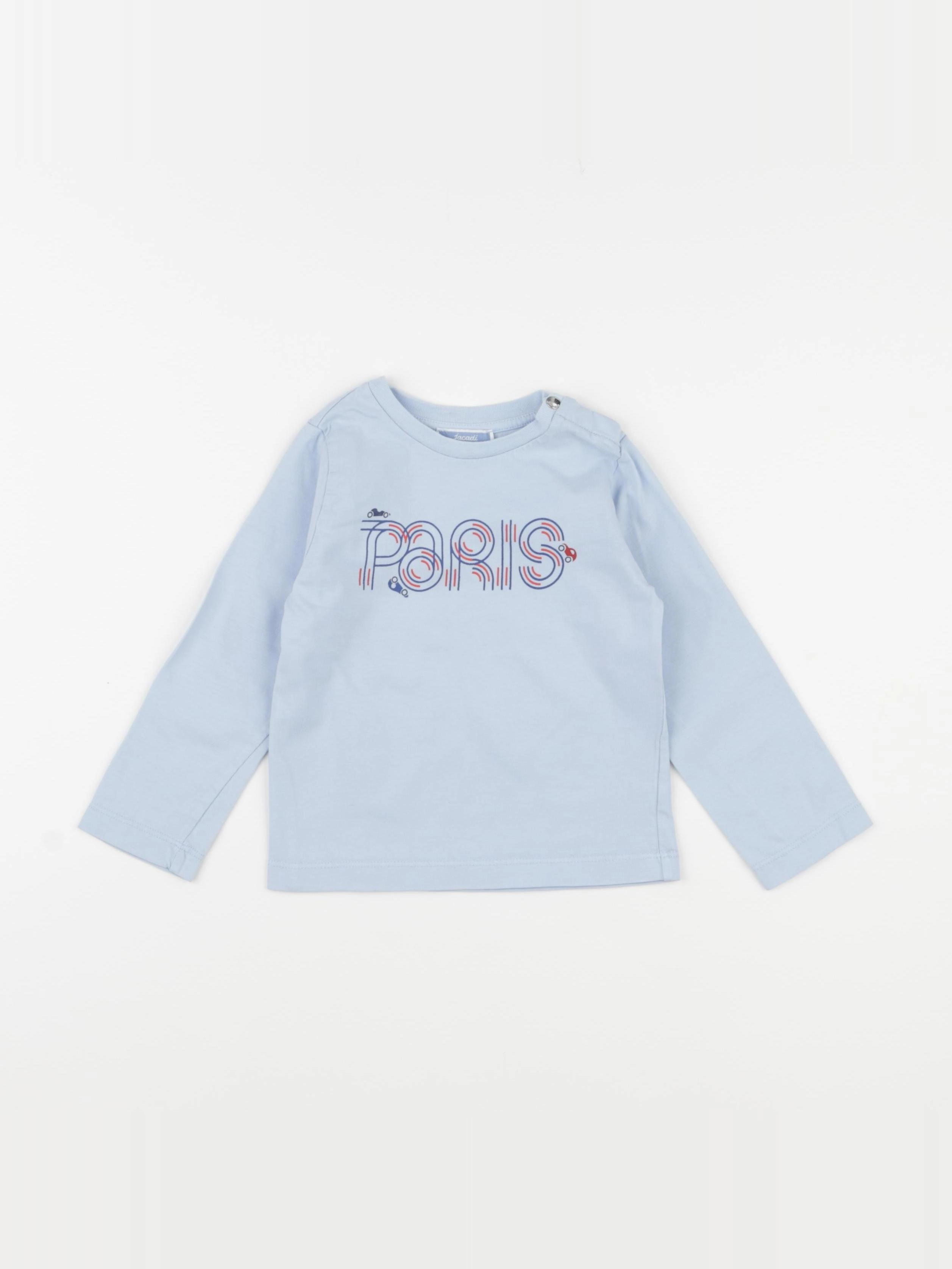 Jacadi - tee-shirt bleu - 24 mois