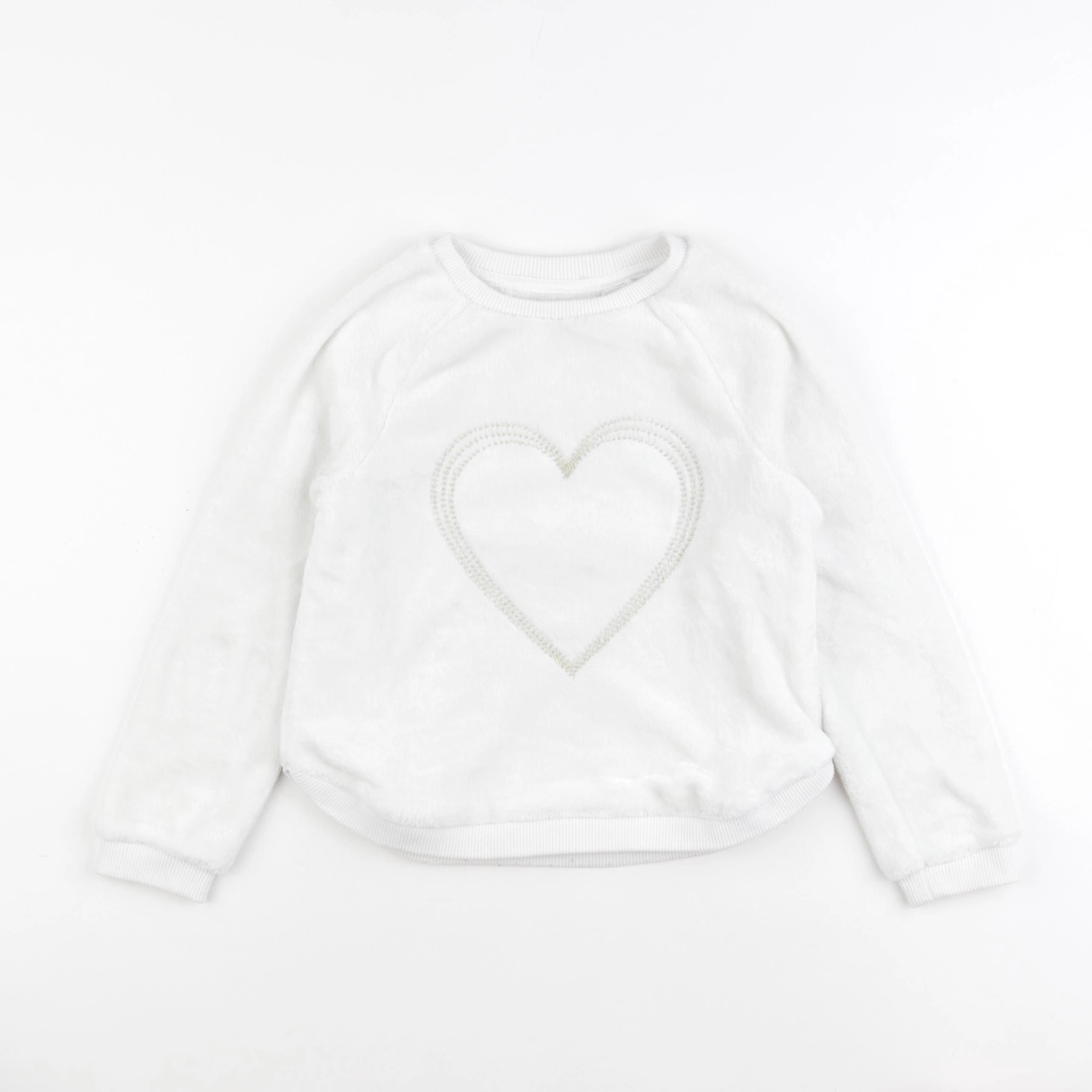 Okaidi - pull blanc - 6 ans