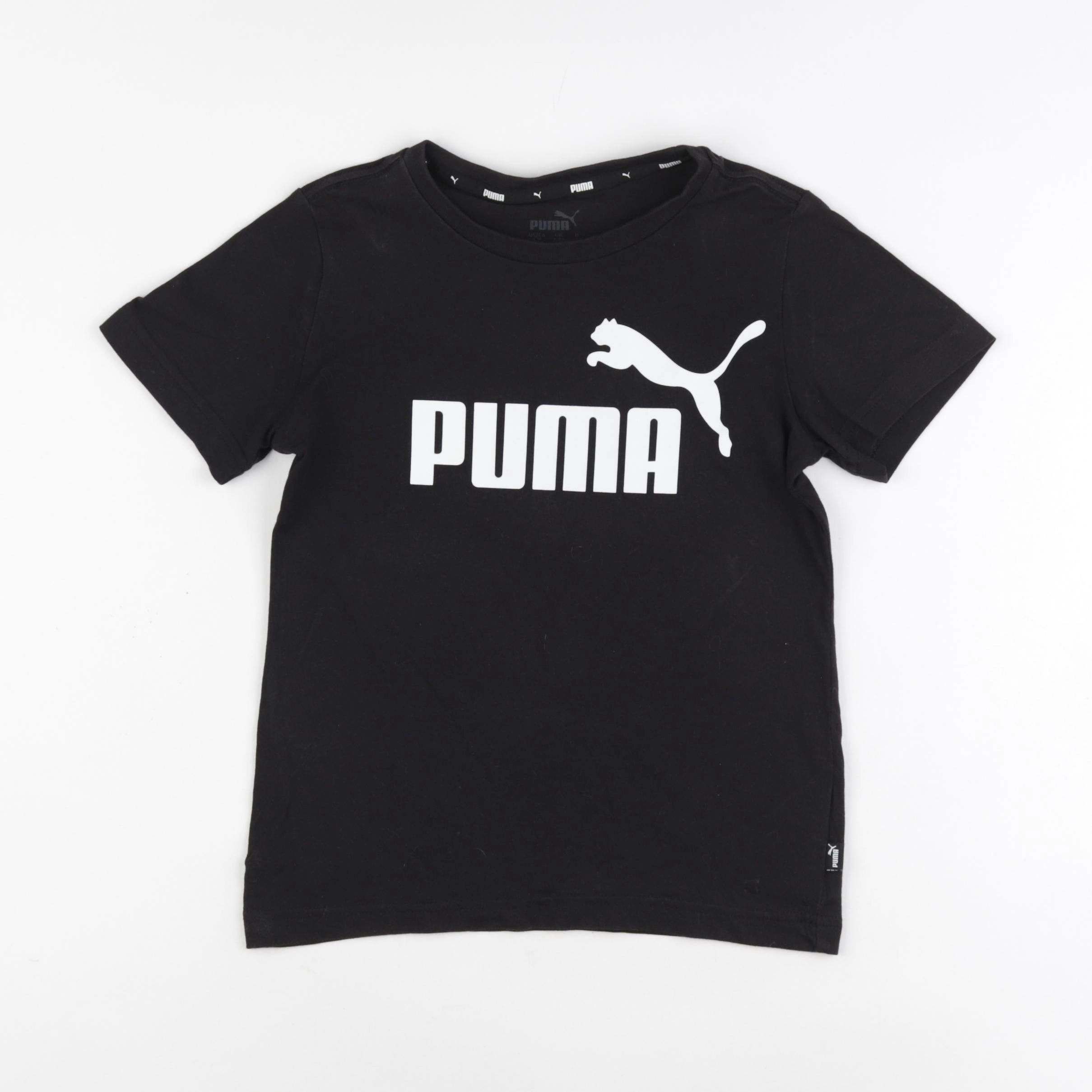Puma - tee-shirt noir - 7/8 ans