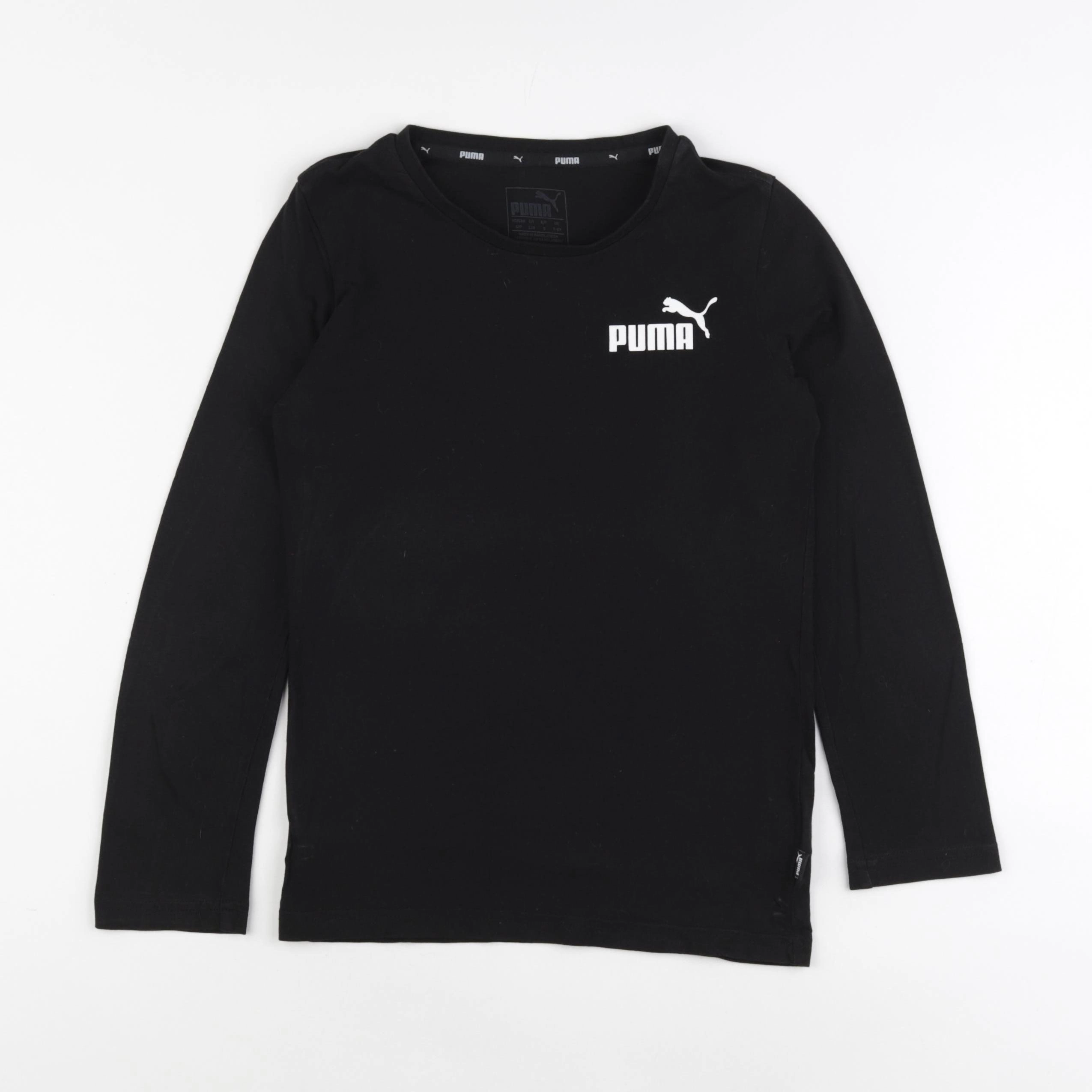 Puma - tee-shirt noir - 7/8 ans