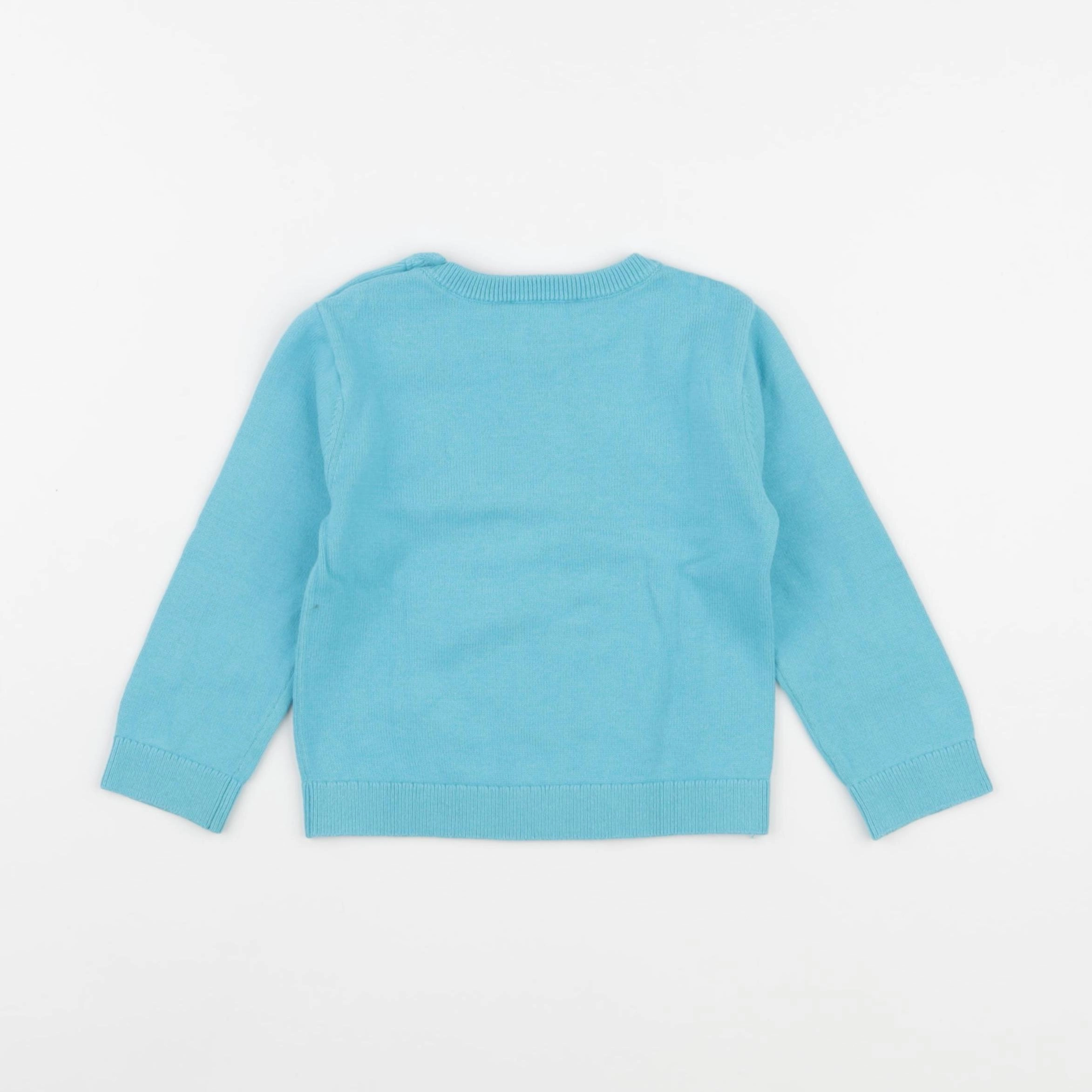 Jacadi - pull bleu - 18 mois