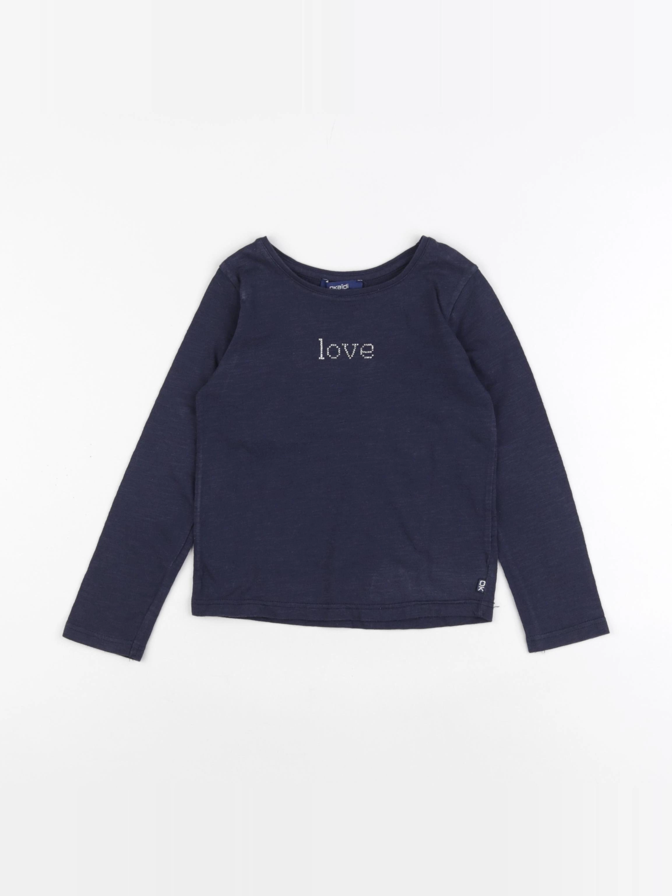 Okaidi - tee-shirt bleu - 3 ans