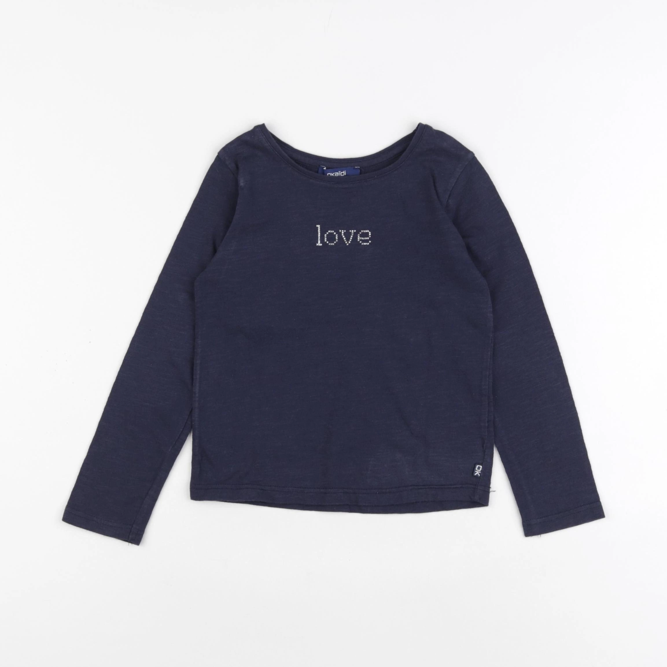 Okaidi - tee-shirt bleu - 3 ans