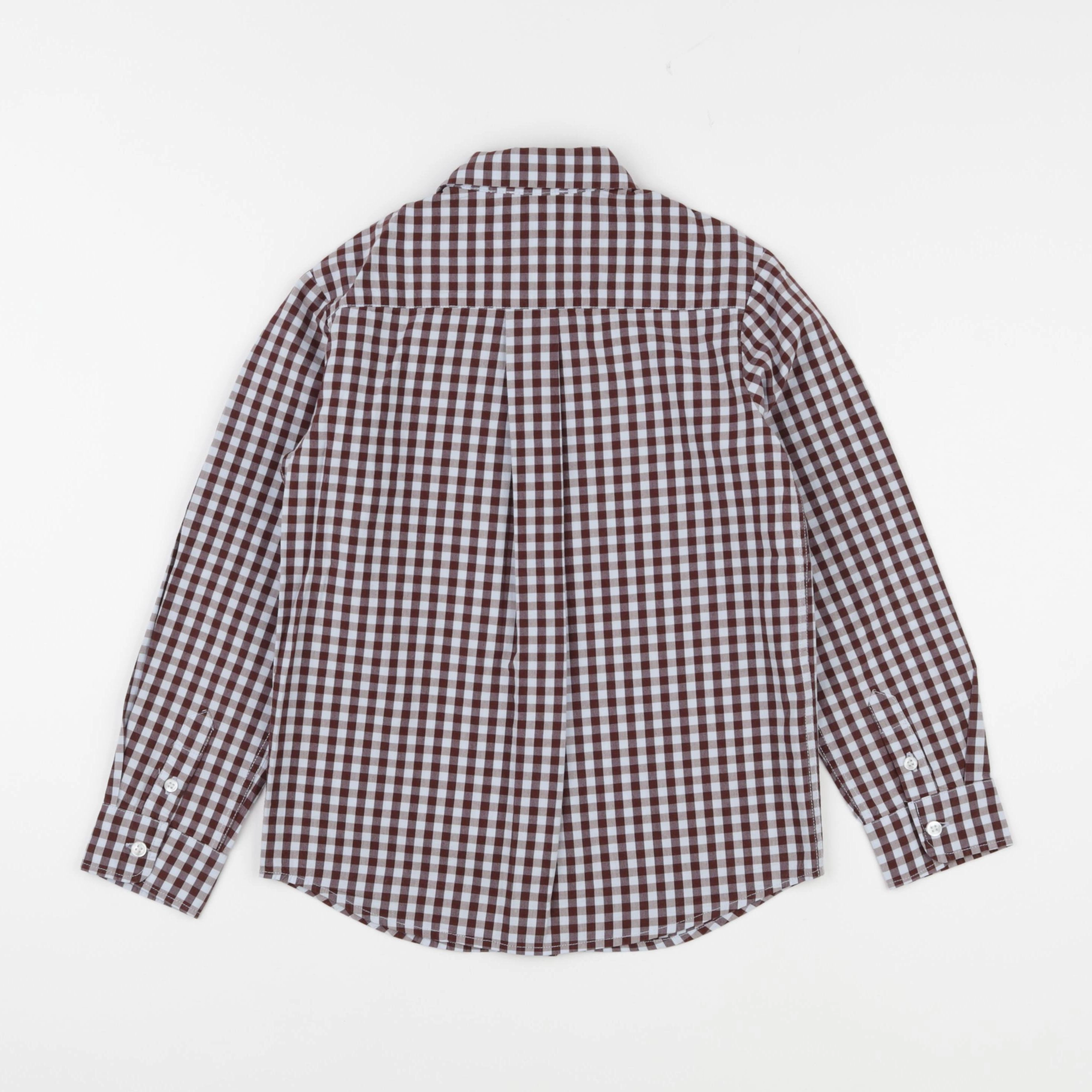 Jacadi - chemise bleu, marron - 8 ans
