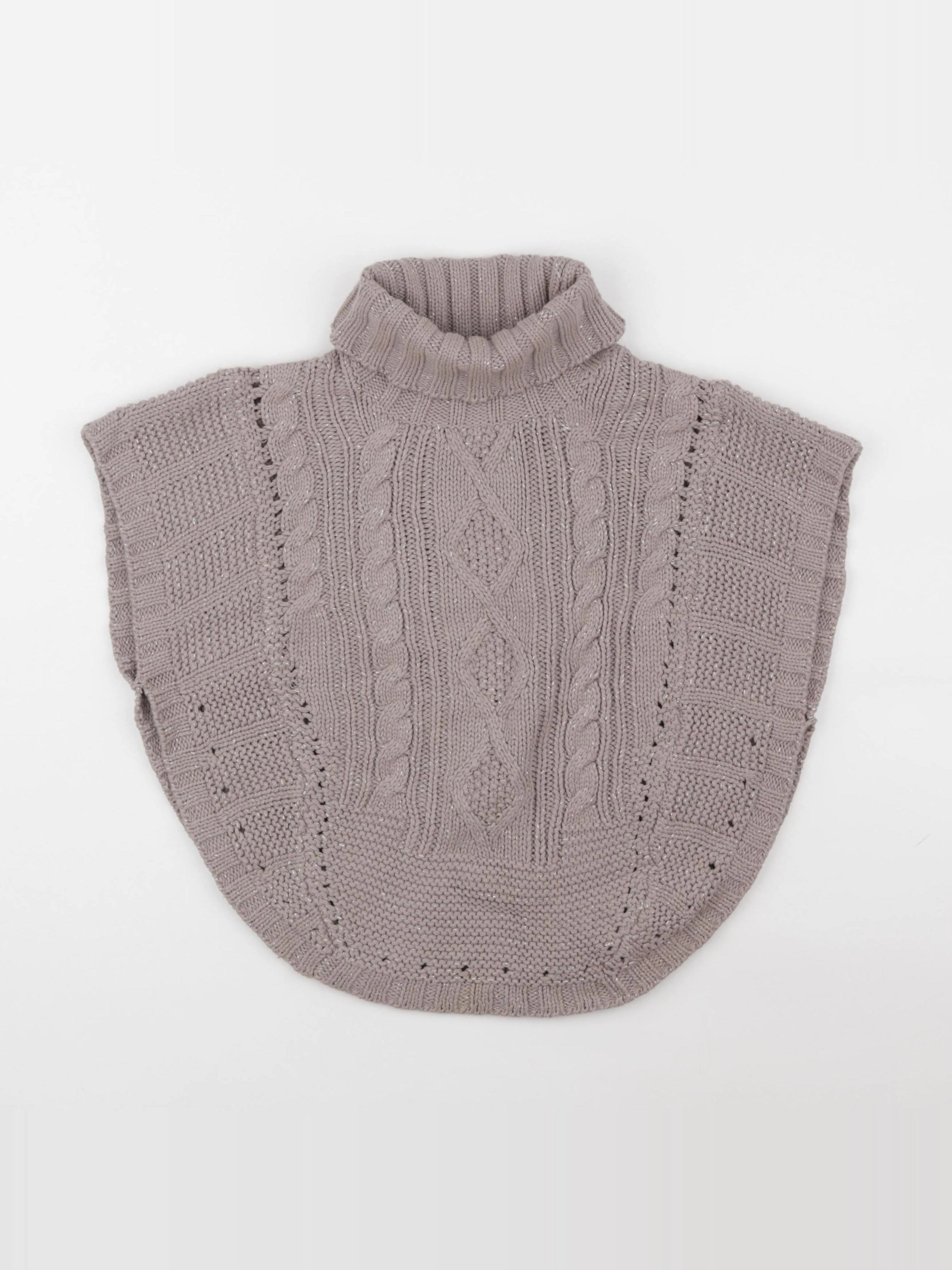Vertbaudet - cape beige, argent - 5 ans