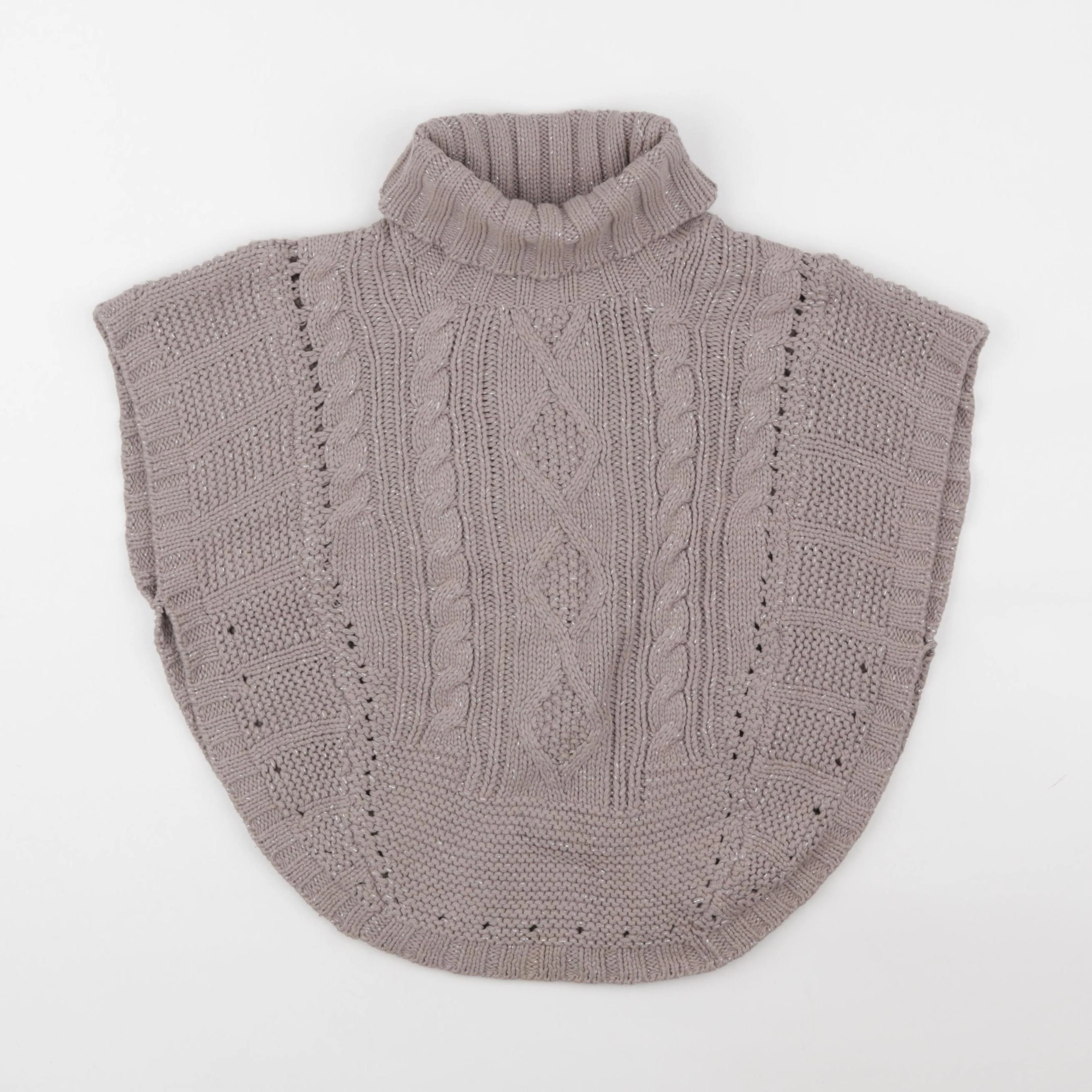 Vertbaudet - cape beige, argent - 5 ans