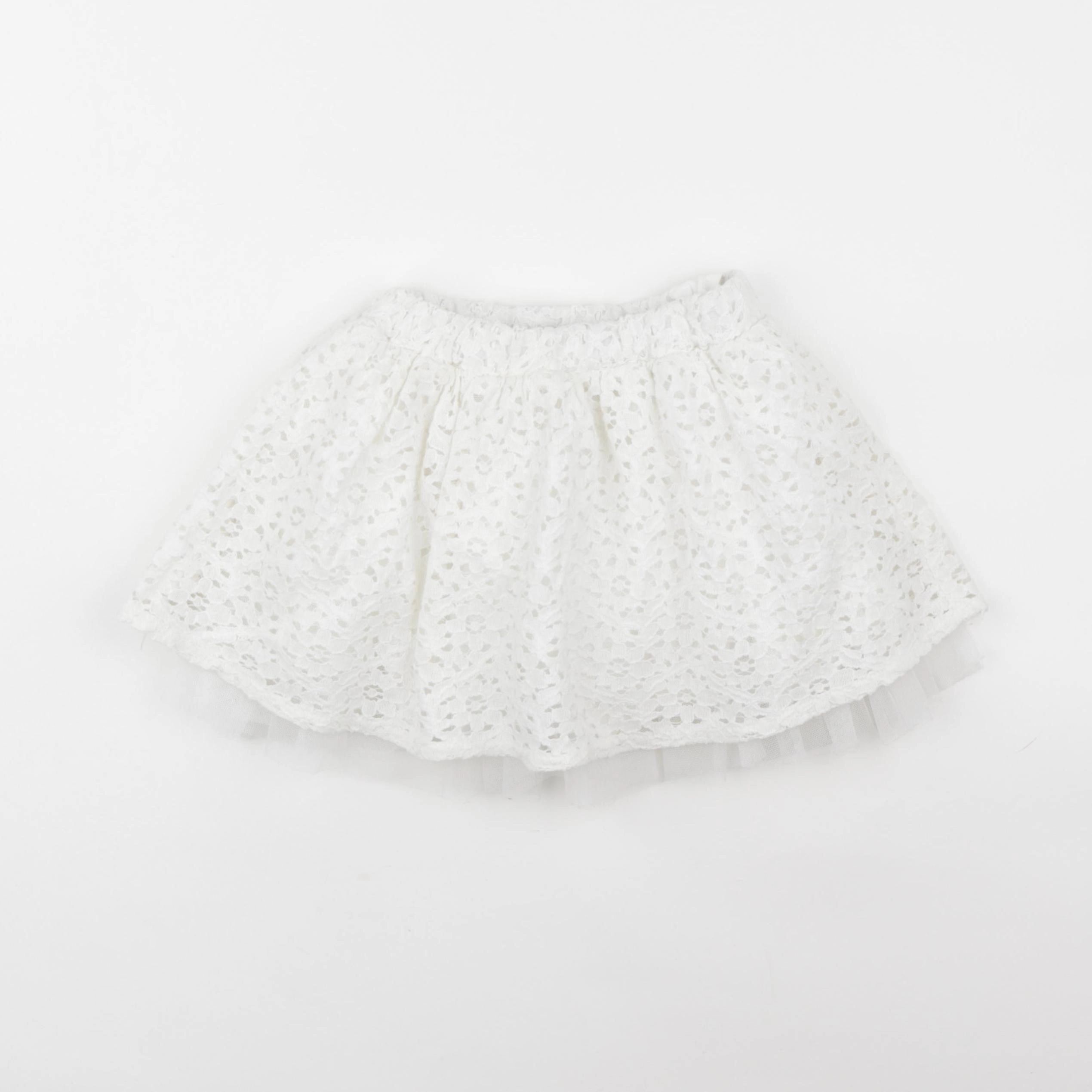 Vertbaudet - jupe blanc - 6 ans