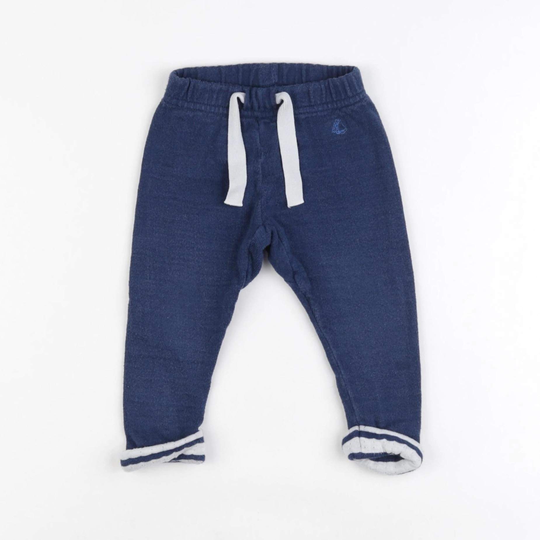 Petit Bateau - jogging bleu - 12 mois
