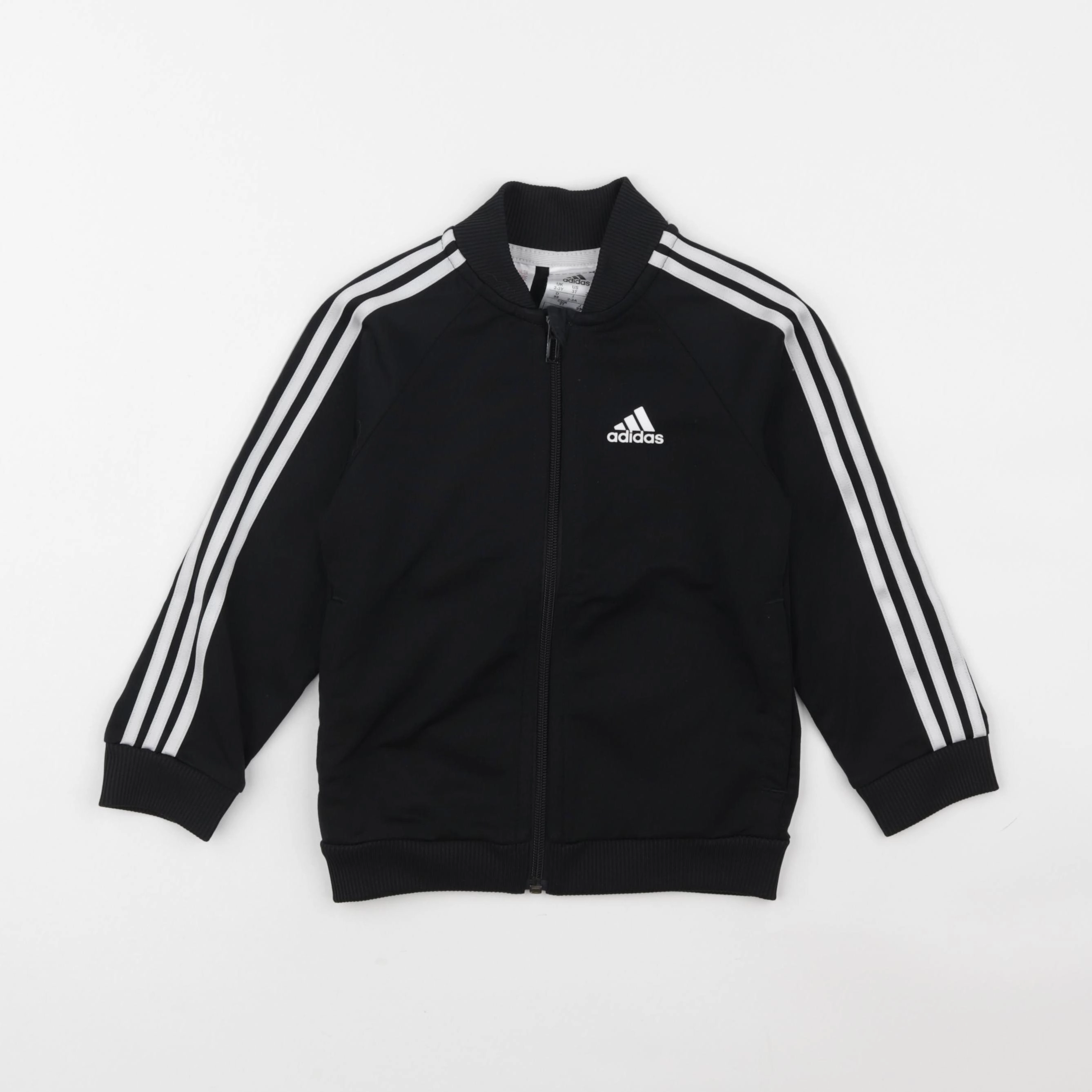 Adidas - sweat noir - 2/3 ans
