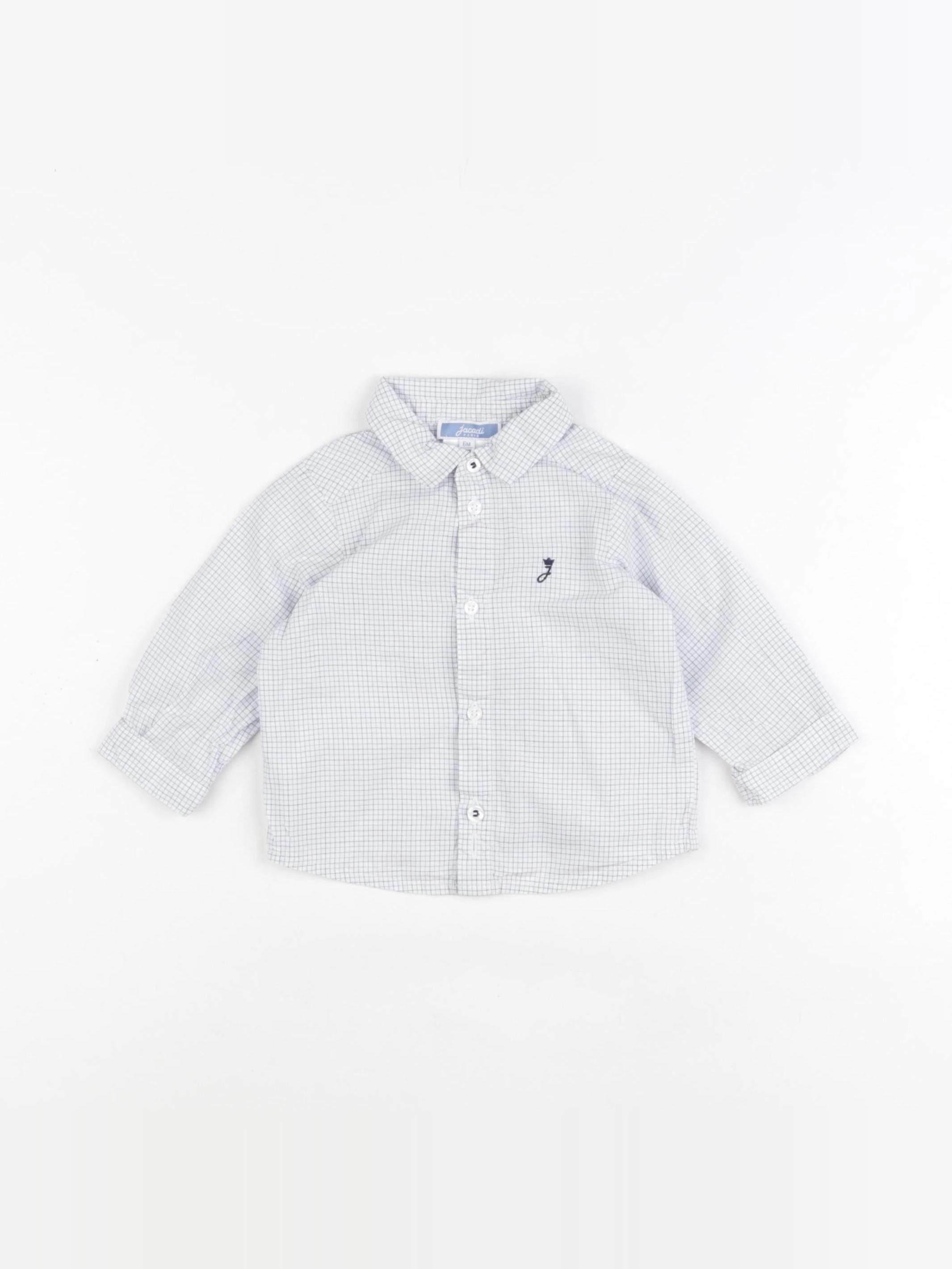 Jacadi - chemise blanc - 6 mois