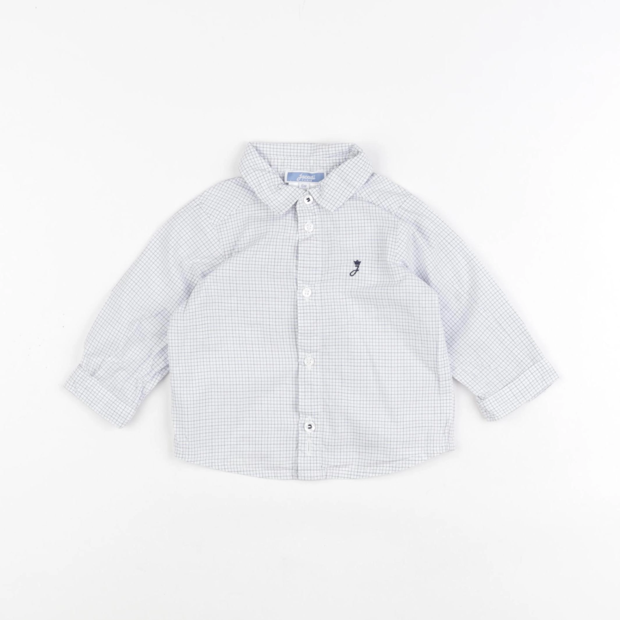 Jacadi - chemise blanc - 6 mois