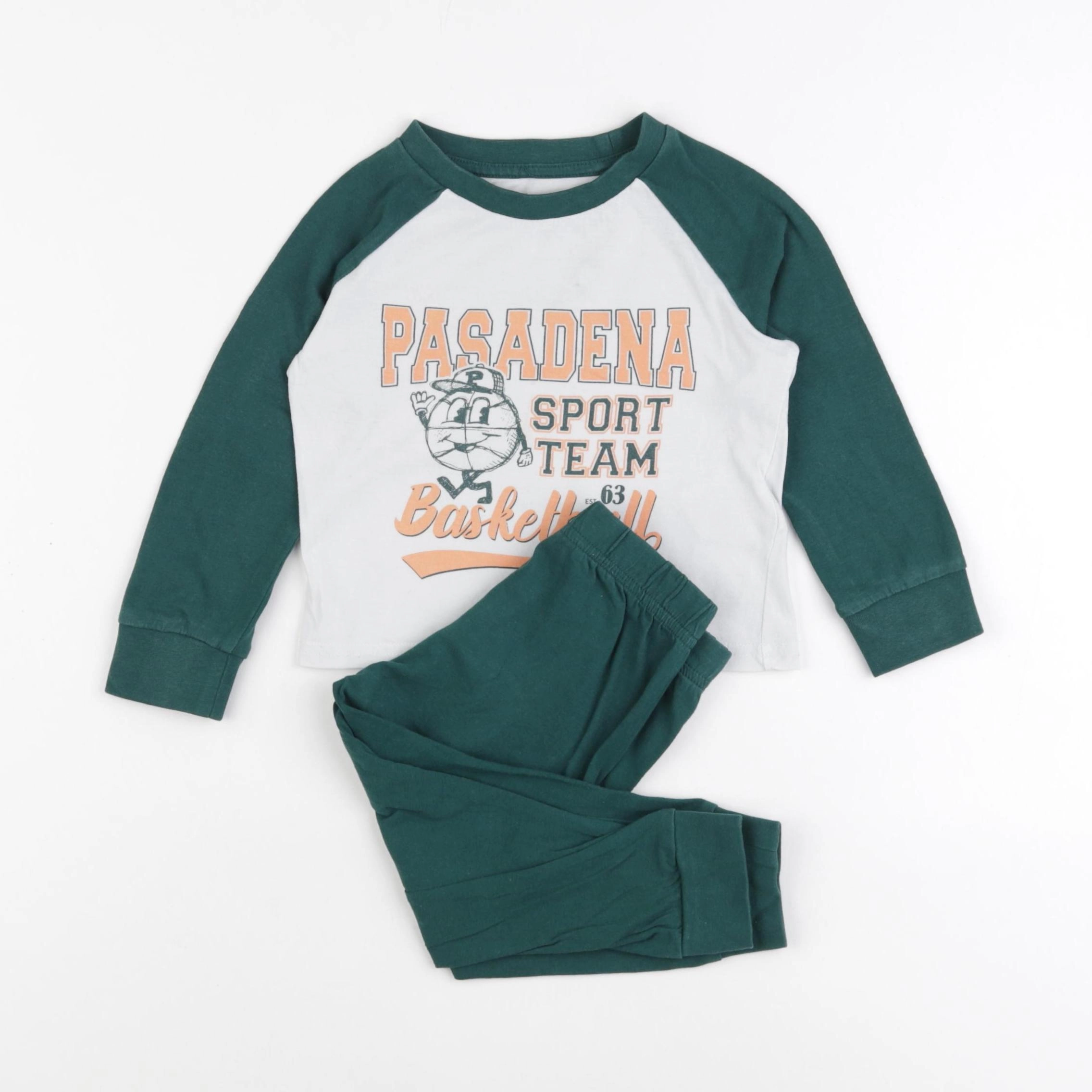 Vertbaudet - pyjama coton multicolore - 2 ans