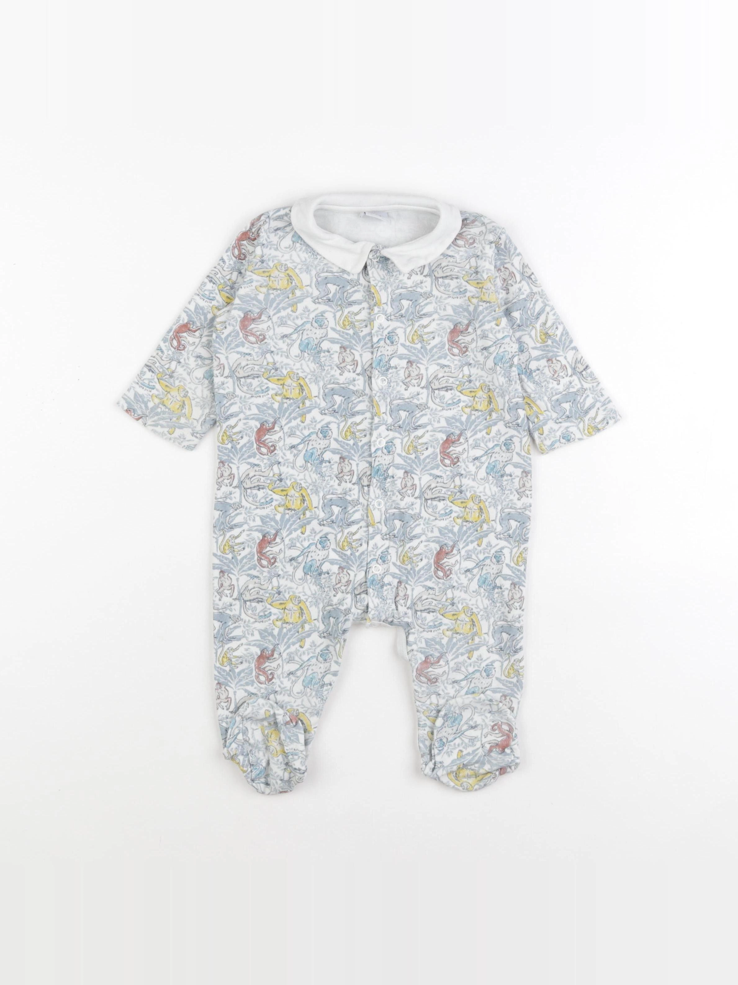 Petit Bateau - pyjama coton multicolore - 6 mois