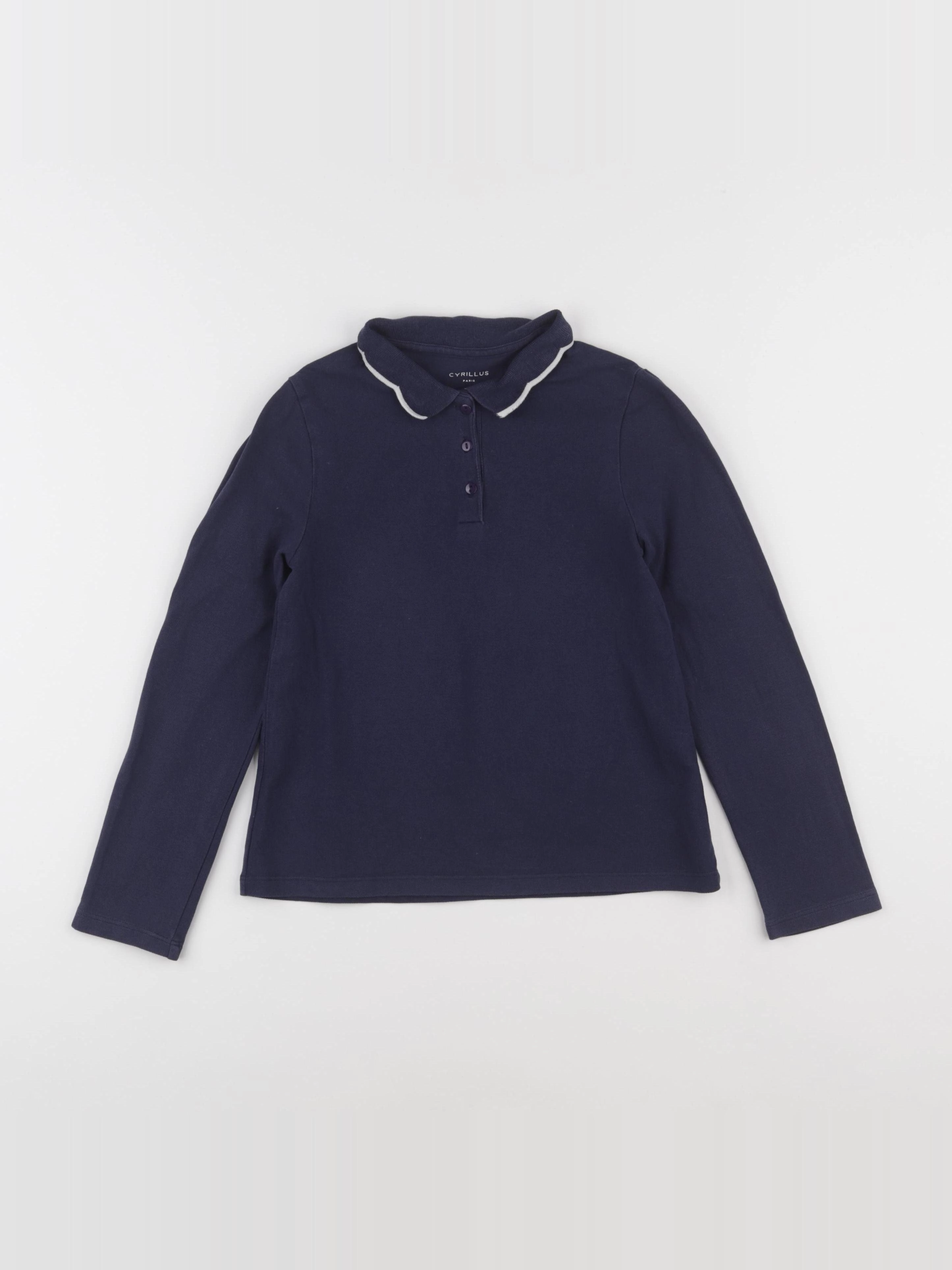 Cyrillus - polo bleu - 8 ans