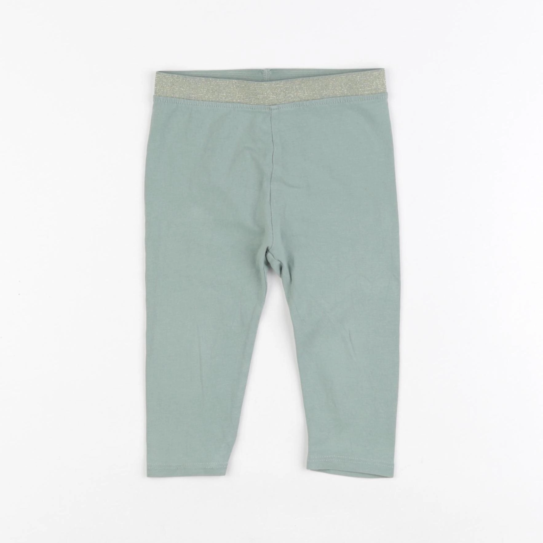 Vertbaudet - legging vert - 12 mois