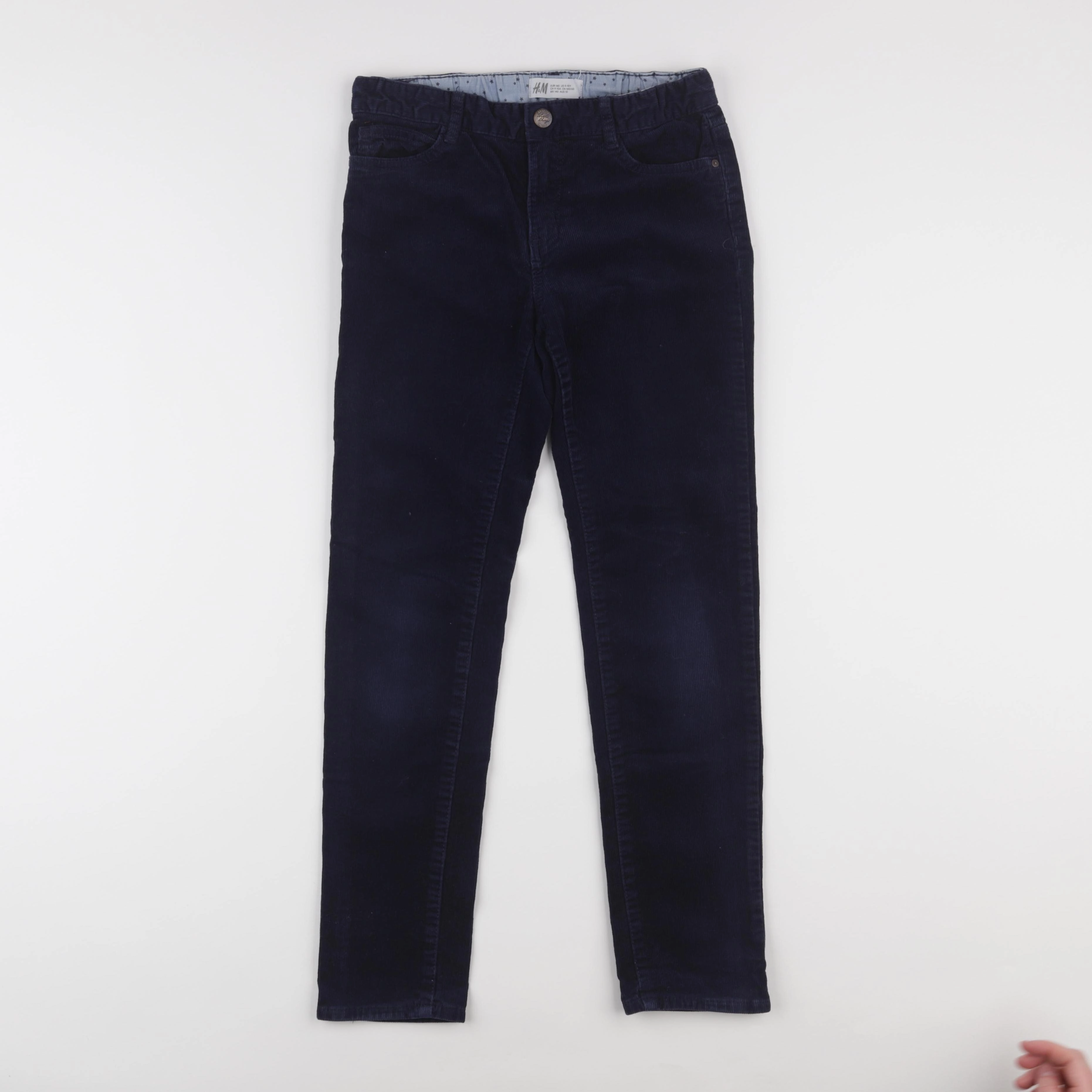 H&M - pantalon bleu - 9/10 ans