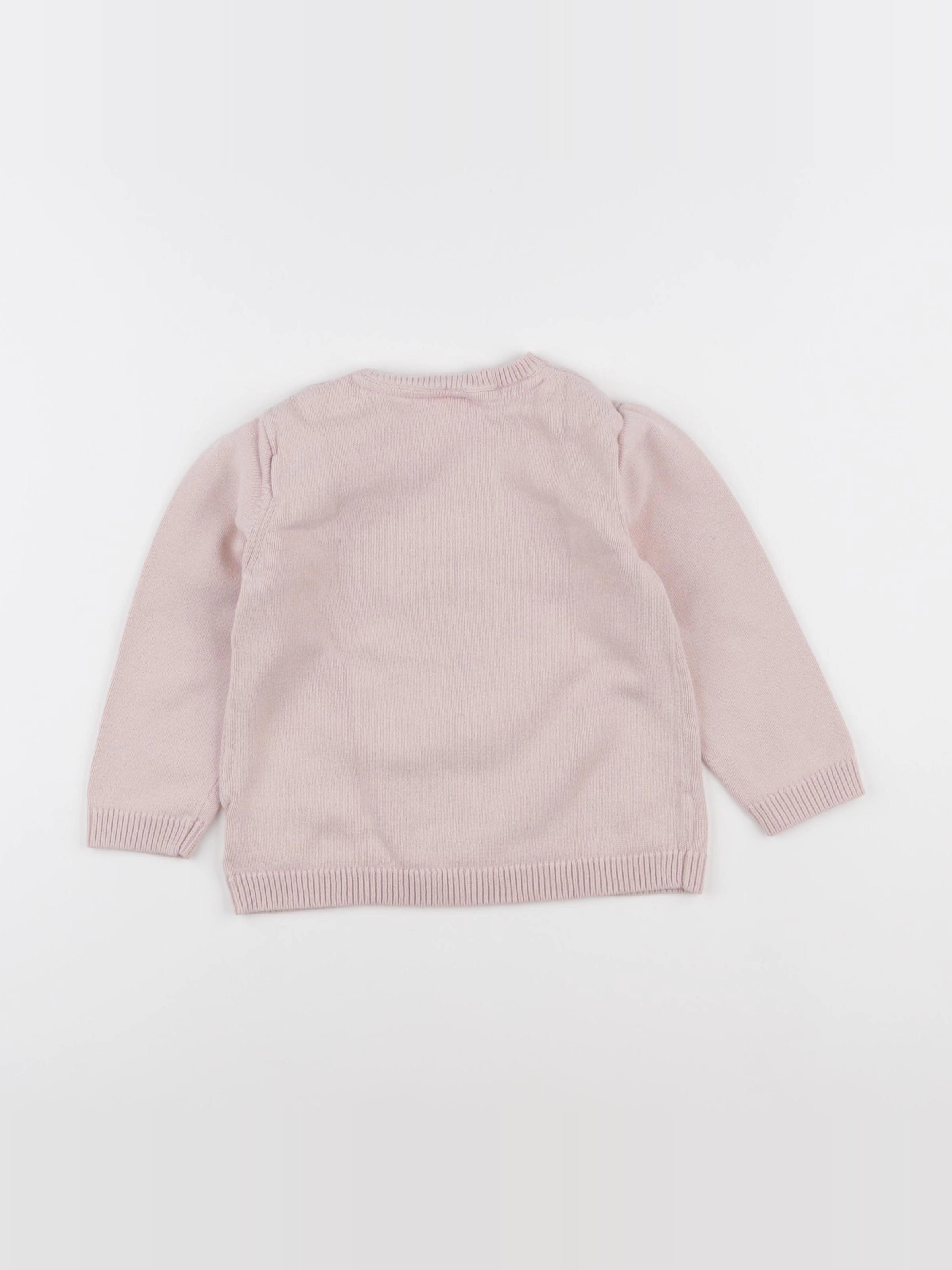 H&M - pull rose - 2/3 ans