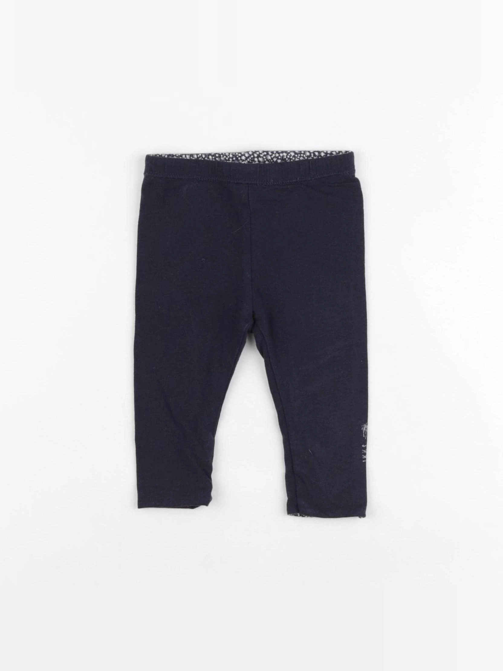 IKKS - legging bleu - 6 mois