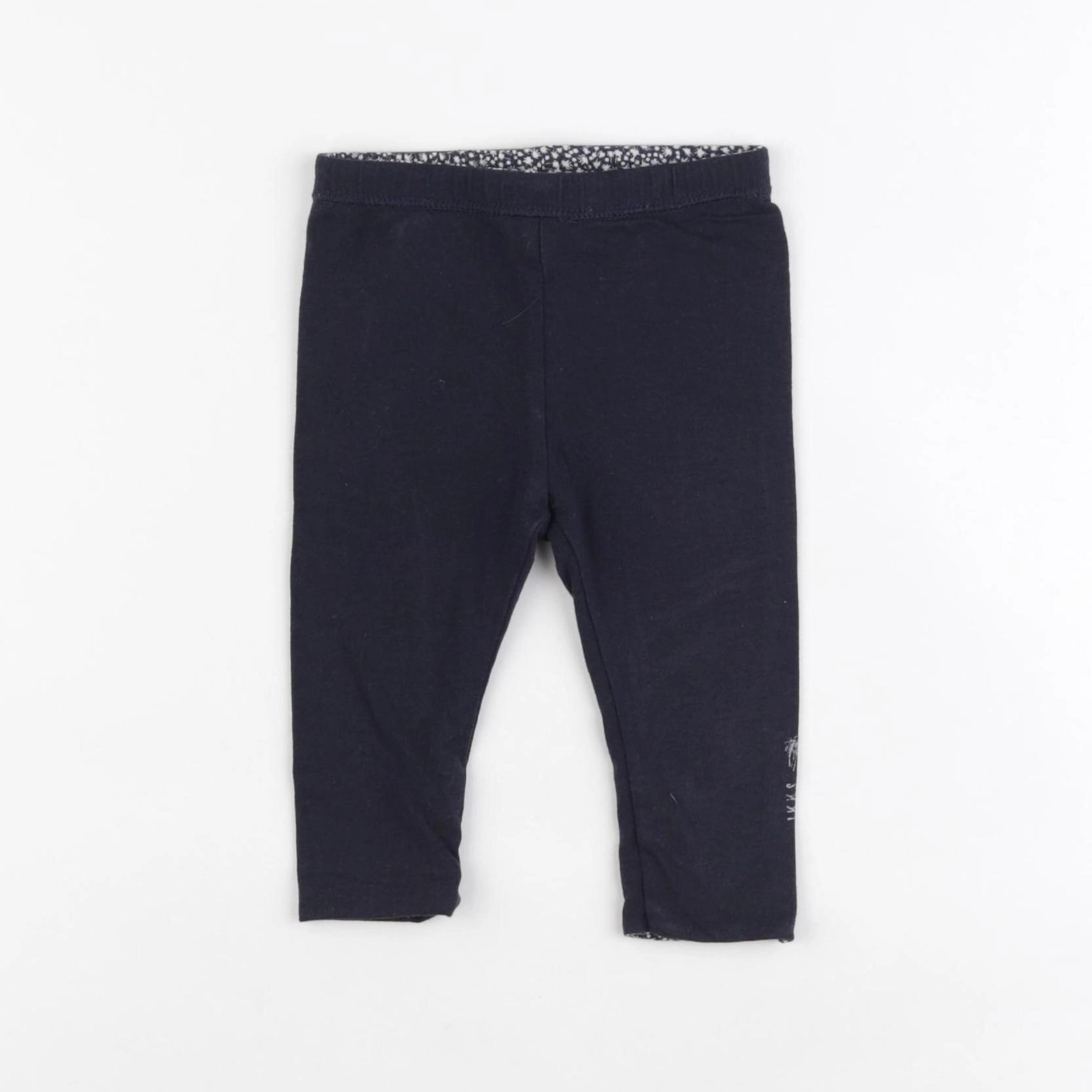IKKS - legging bleu - 6 mois