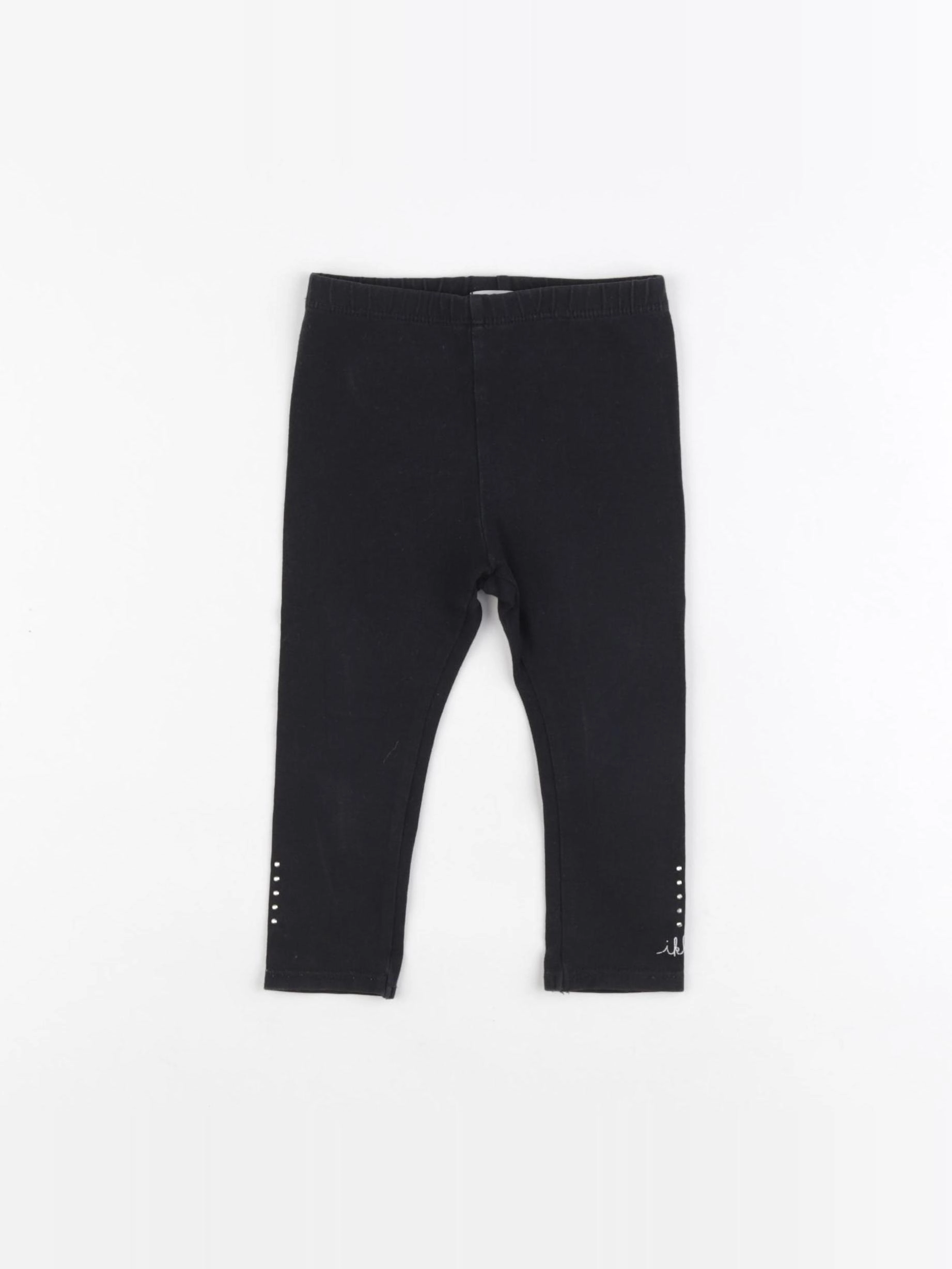 IKKS - legging noir - 12 mois