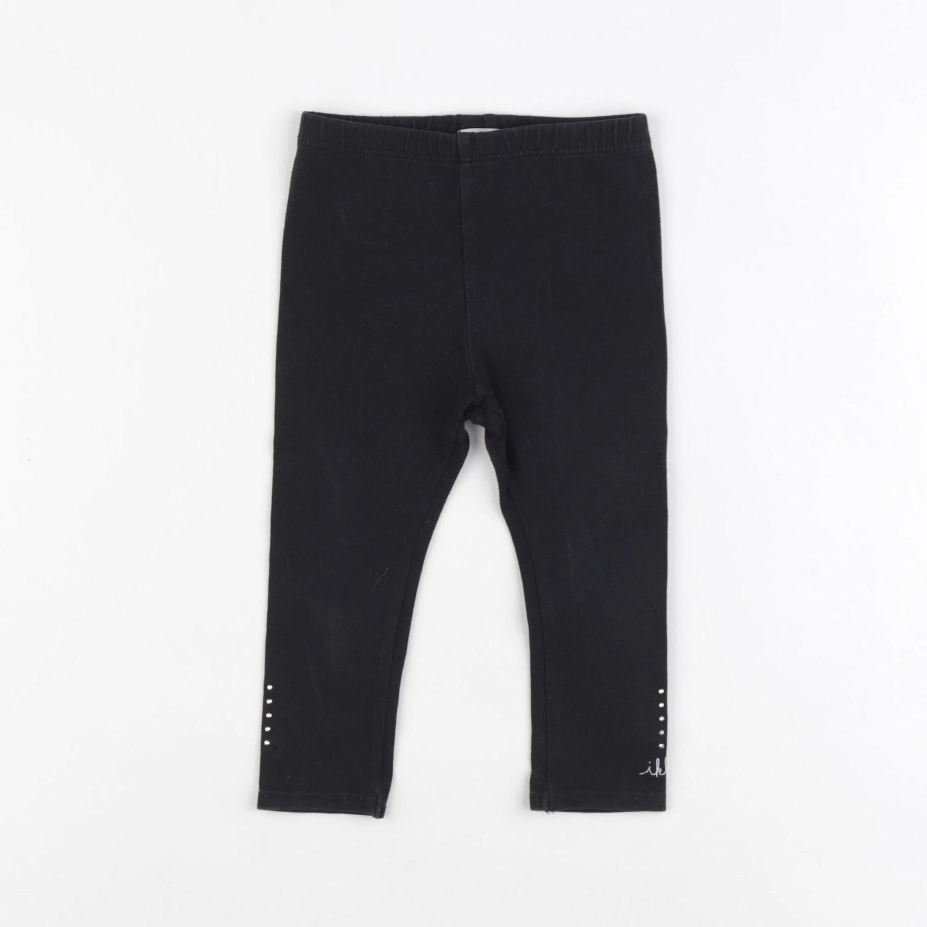 IKKS - legging noir - 12 mois