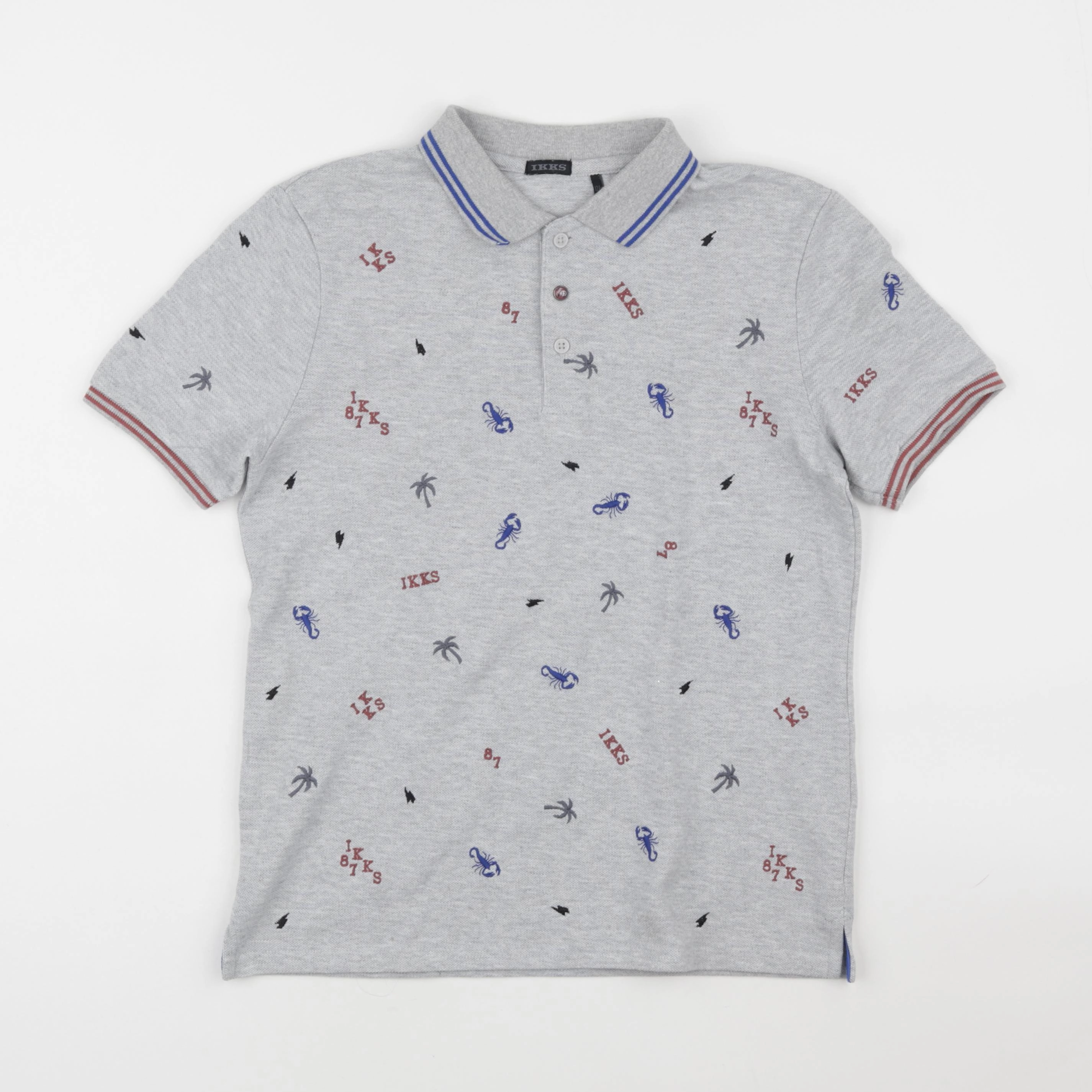 IKKS - polo gris - 12 ans