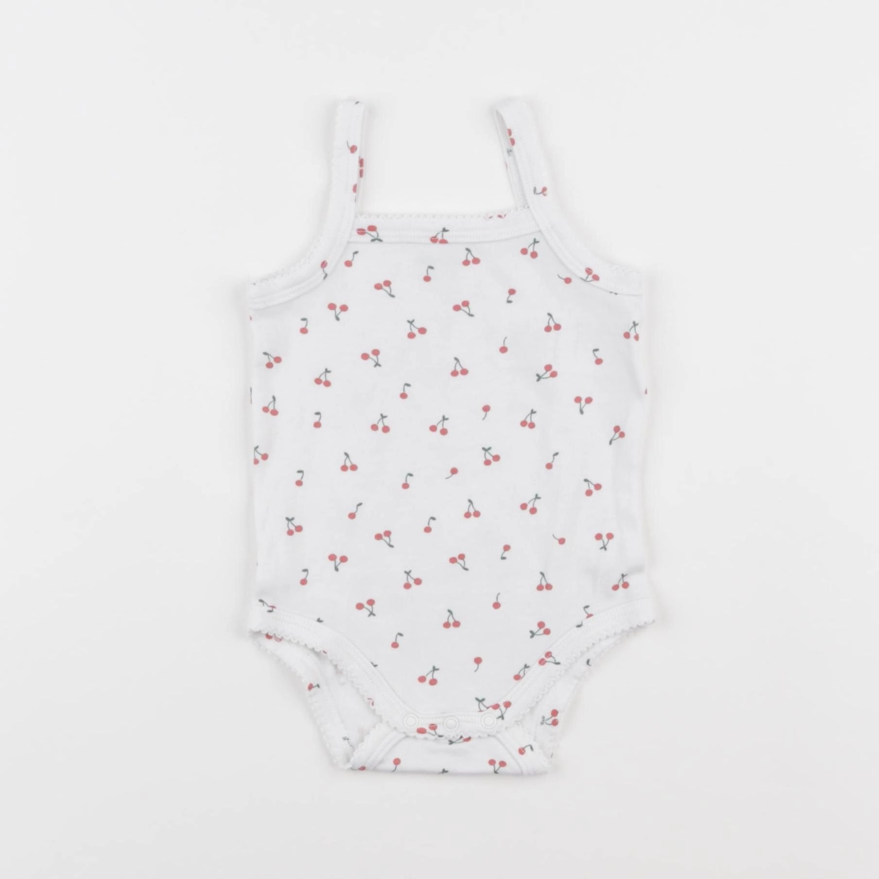 Vertbaudet - body blanc, rouge - 9 ans