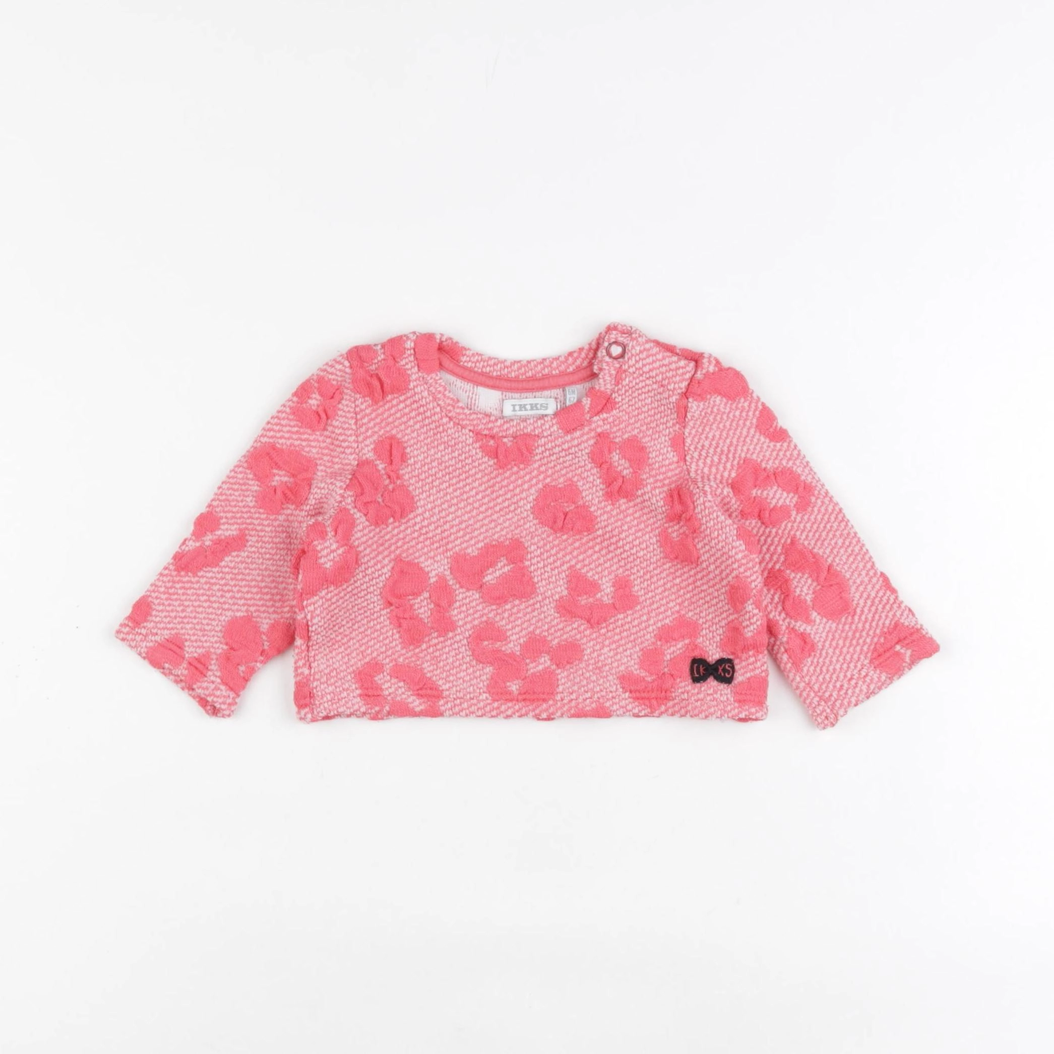IKKS - tee-shirt rose - 6 mois