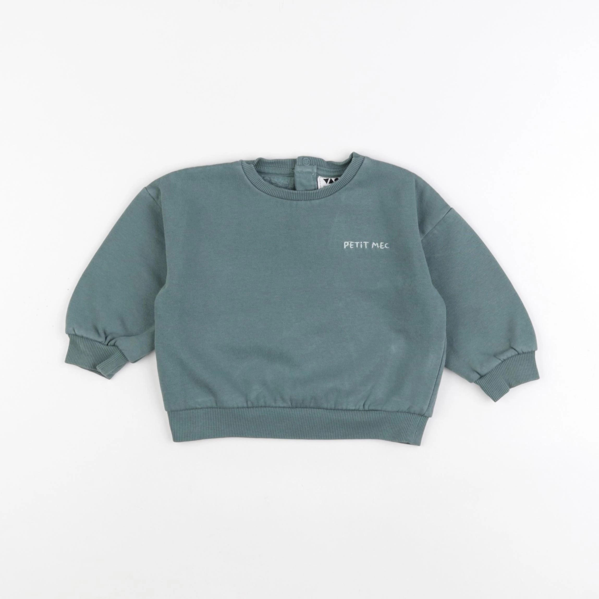 Tape à l'oeil - sweat vert - 12 mois