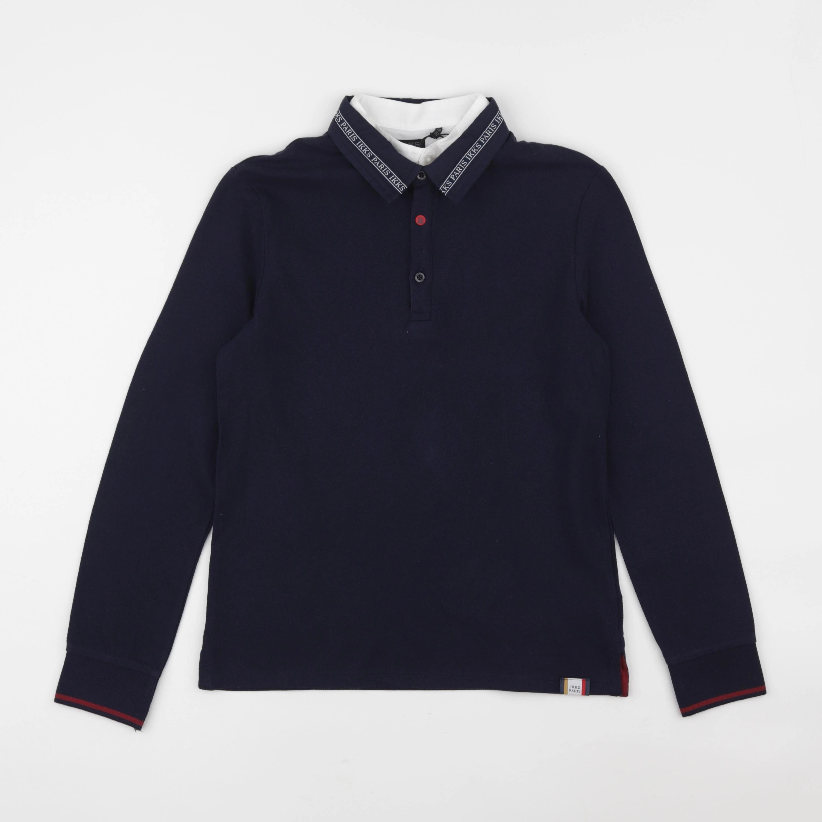 IKKS - polo bleu - 12 ans
