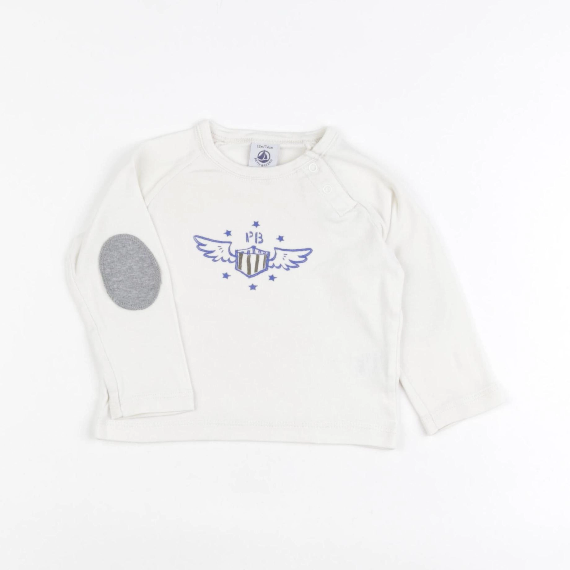 Petit Bateau - tee-shirt multicolore - 12 mois