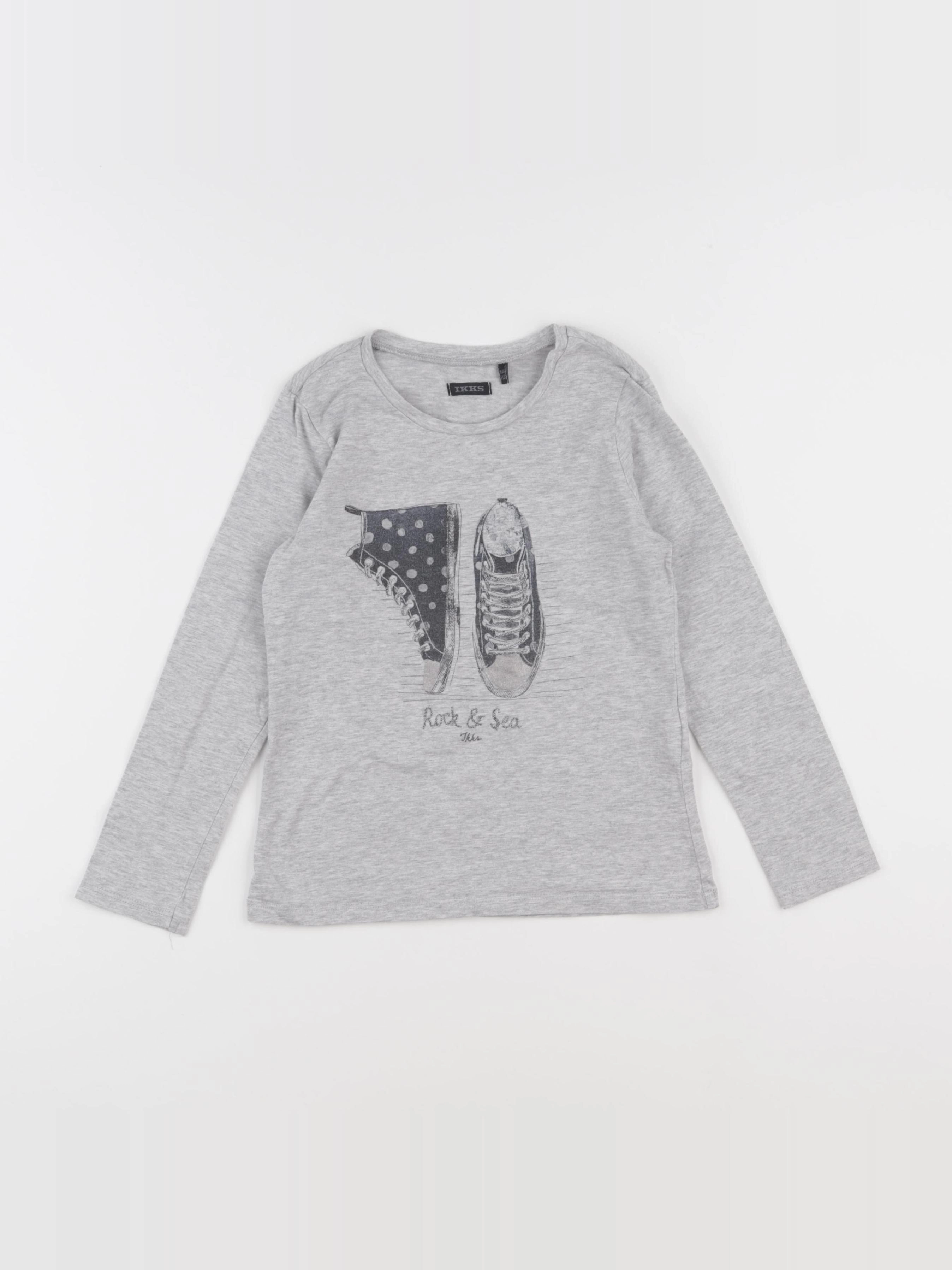 IKKS - tee-shirt gris - 6 ans