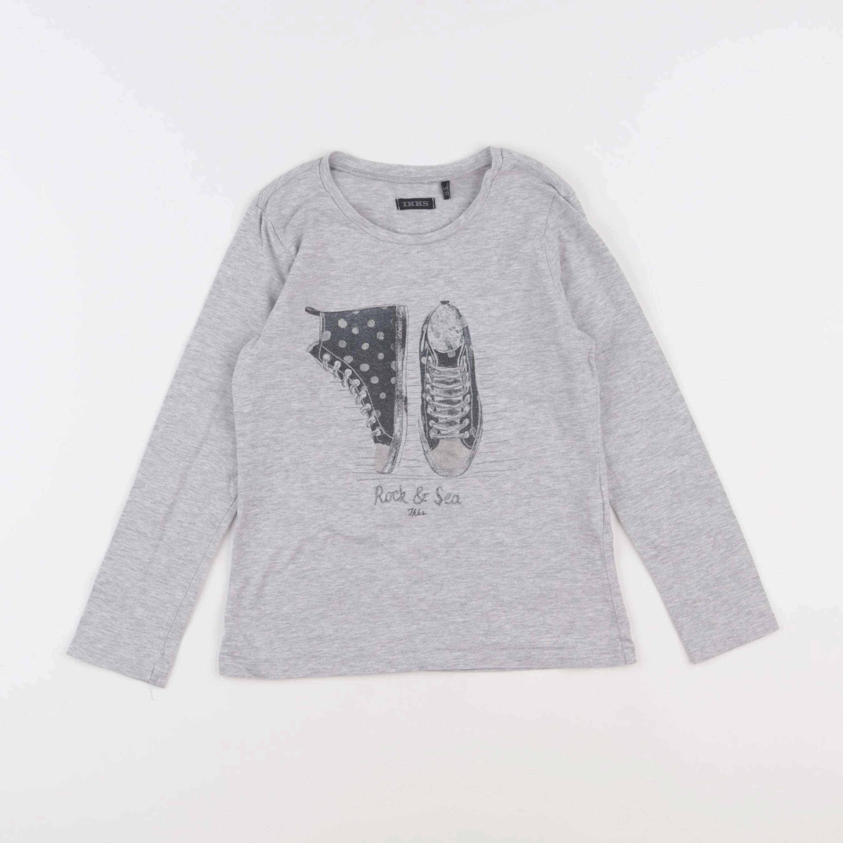 IKKS - tee-shirt gris - 6 ans